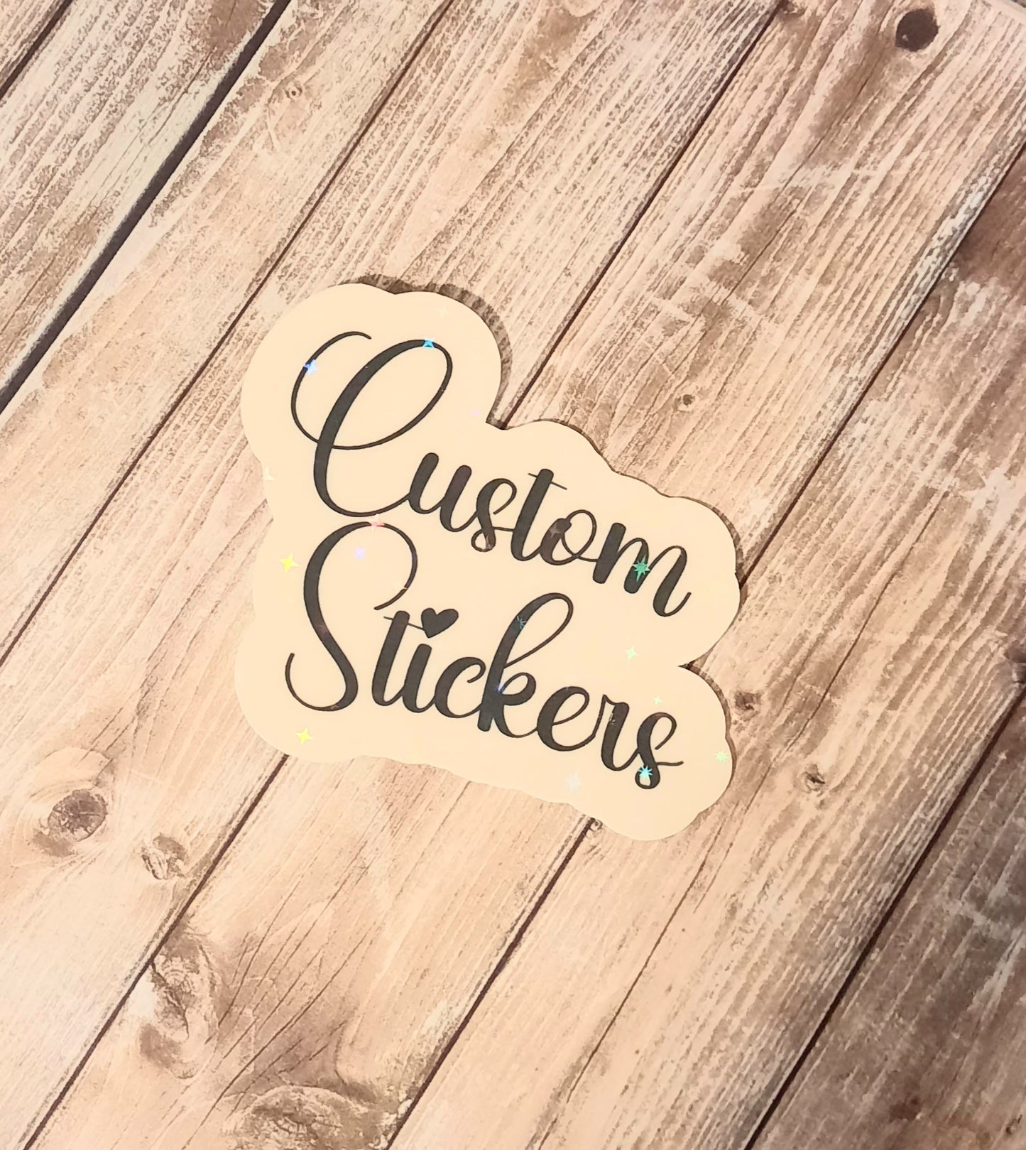 Custom Glow in the Dark Stickers (quantities of 10)