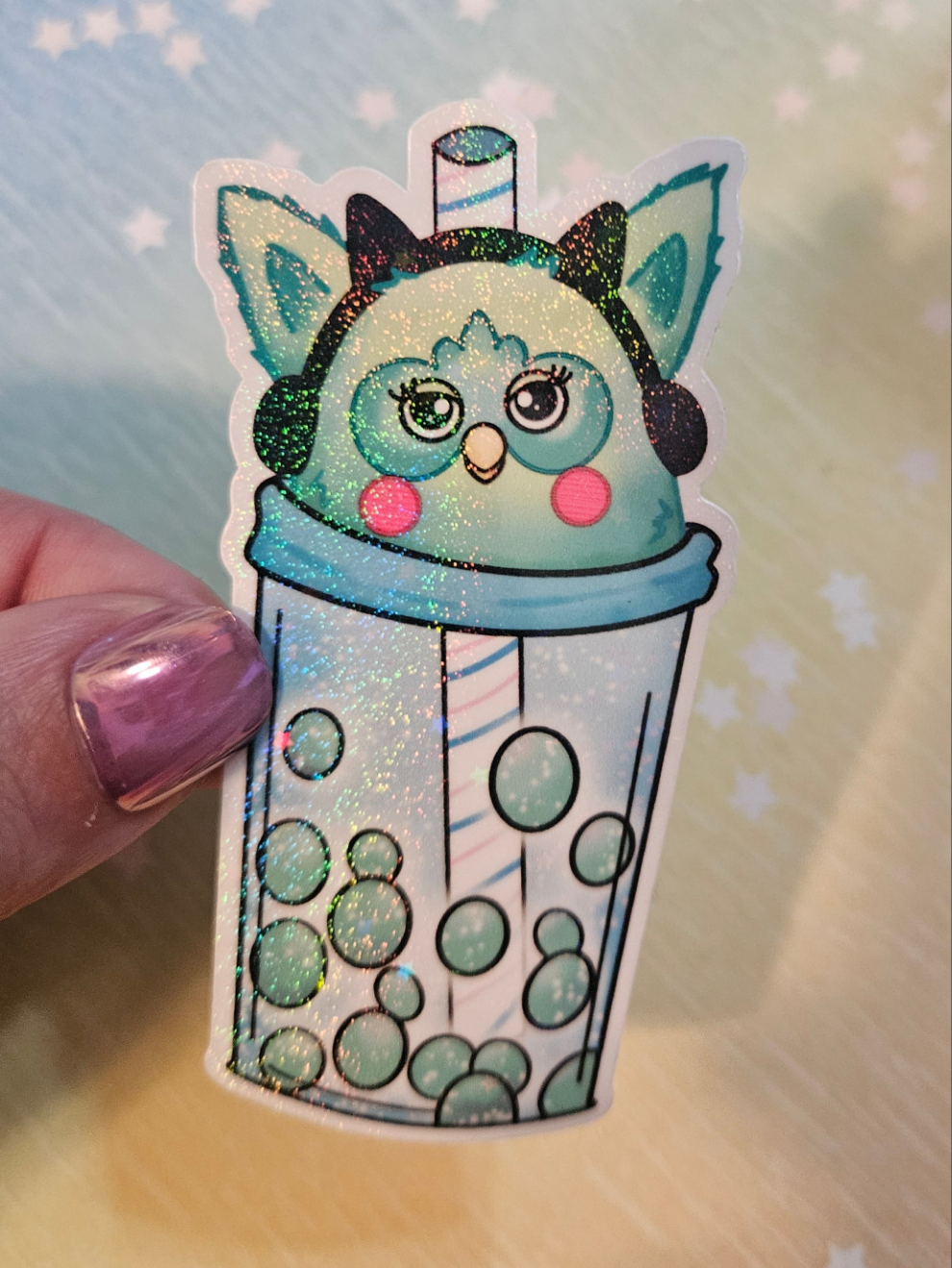 Furboba sticker for water bottle or laptop