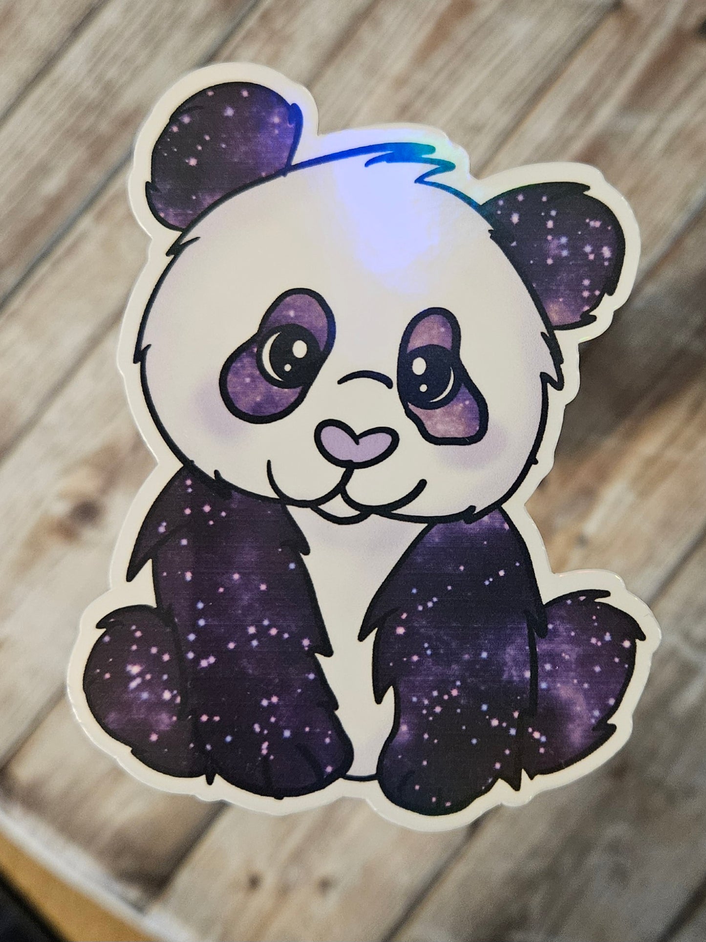 Galaxy panda sticker