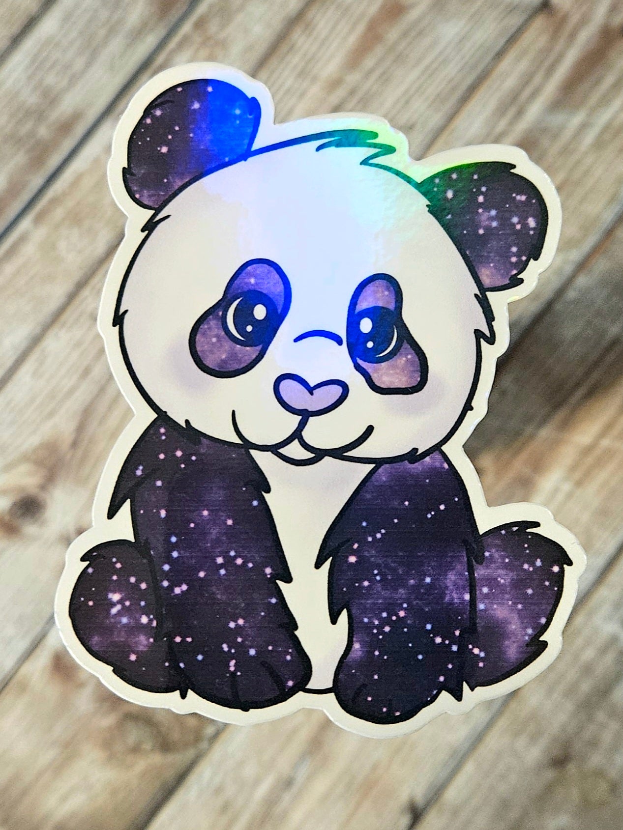 Galaxy panda sticker