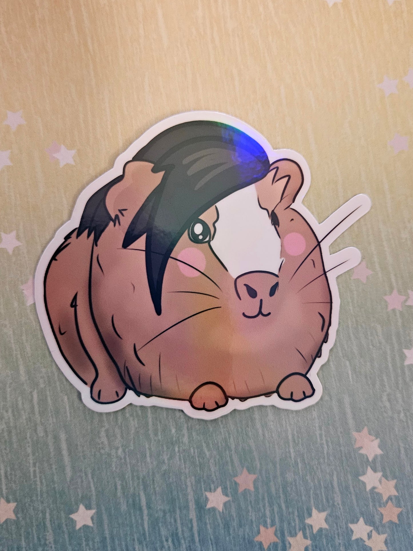 Emo guinea pig sticker