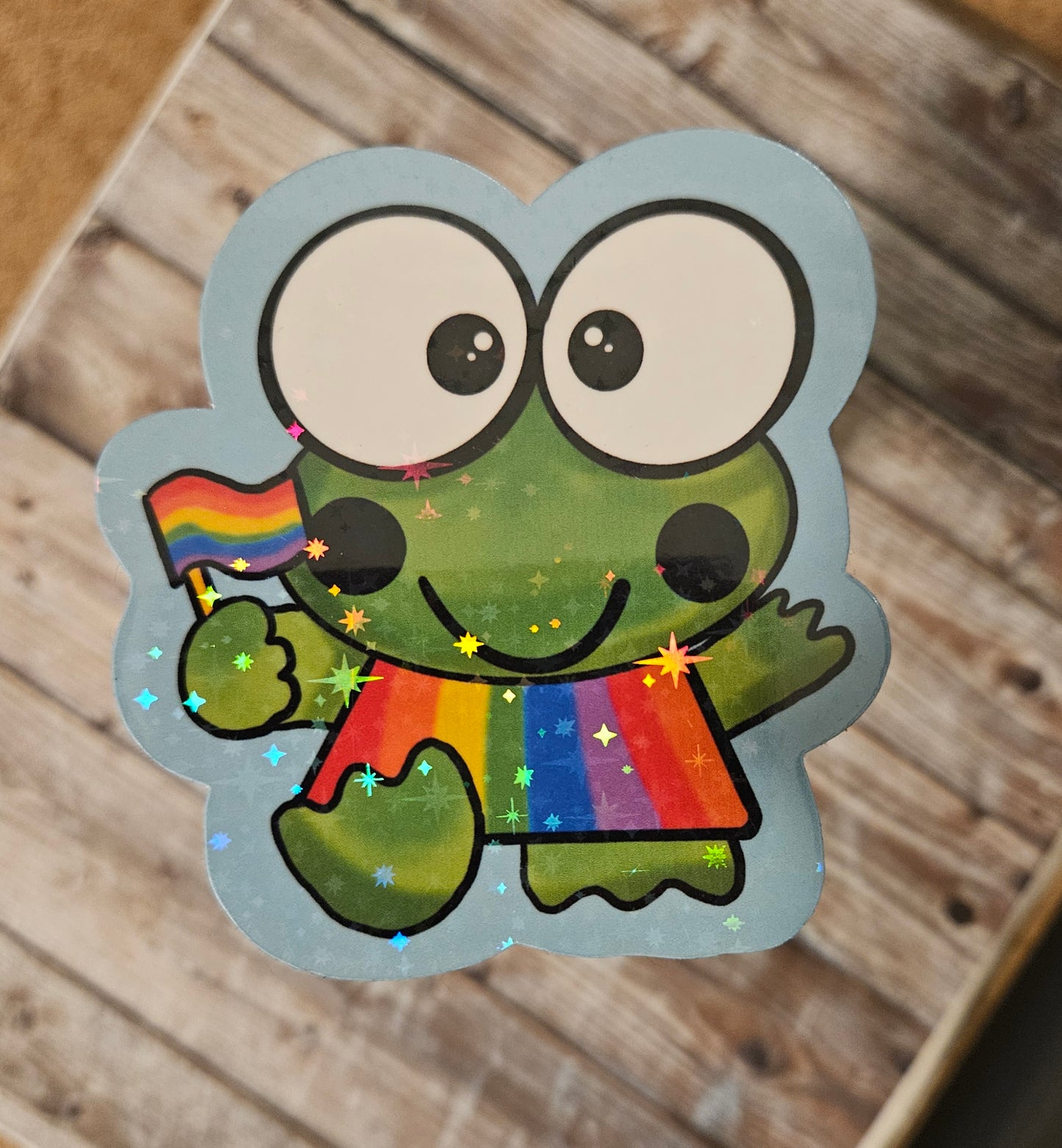 Pride froggy sticker