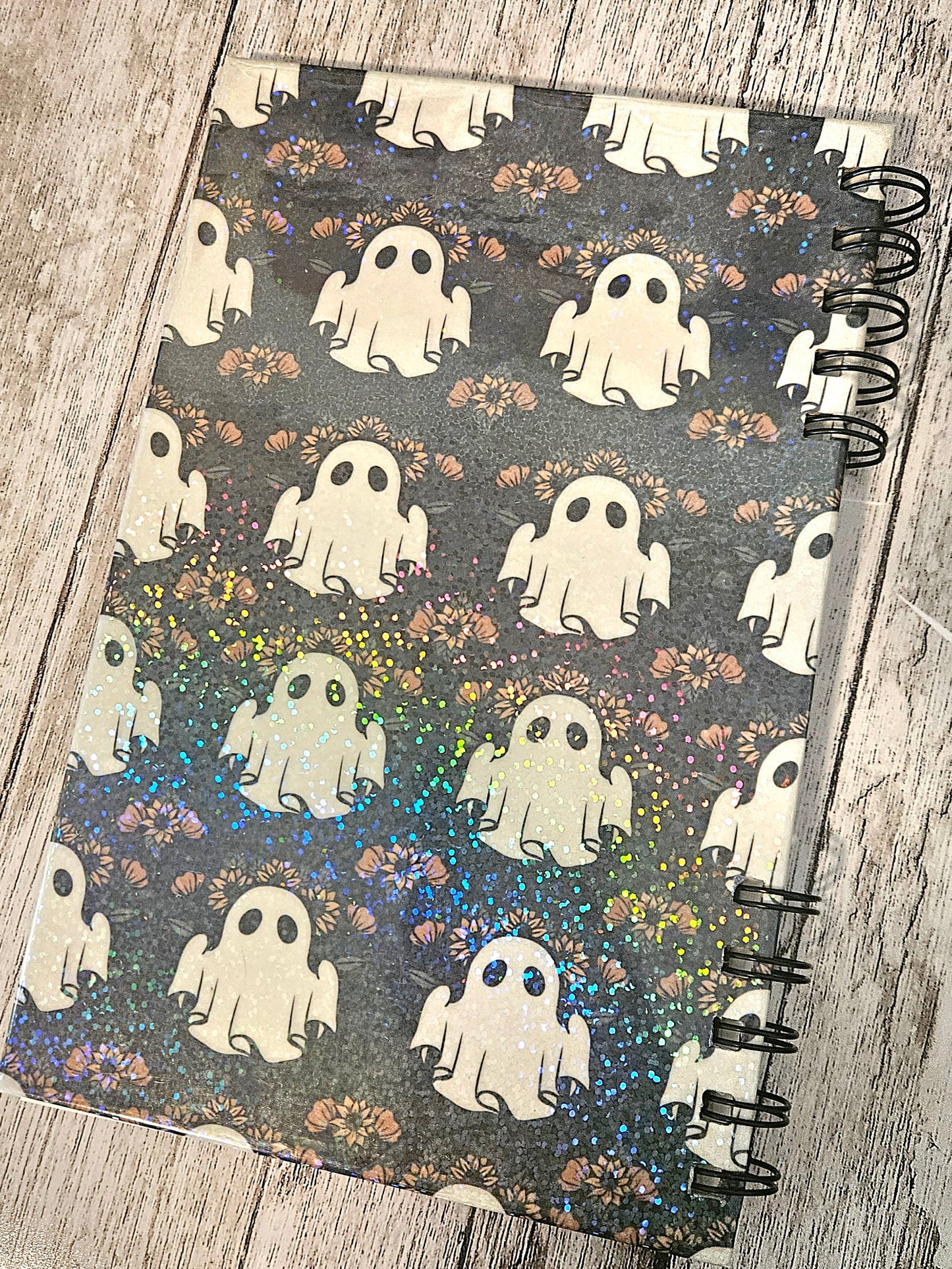 Glow in the dark ghost reusable sticker book
