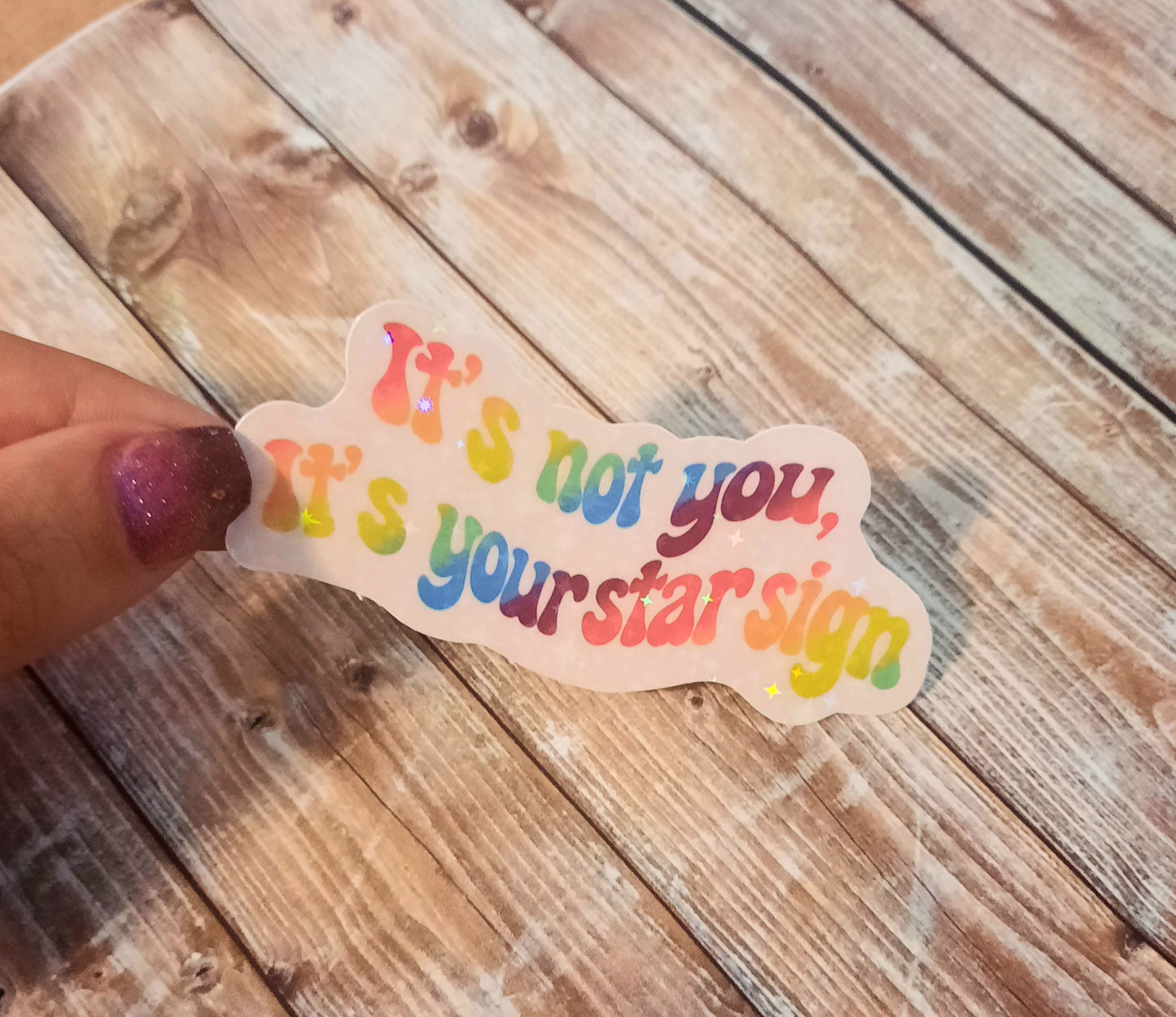 It's not you, it's your star sign sticker