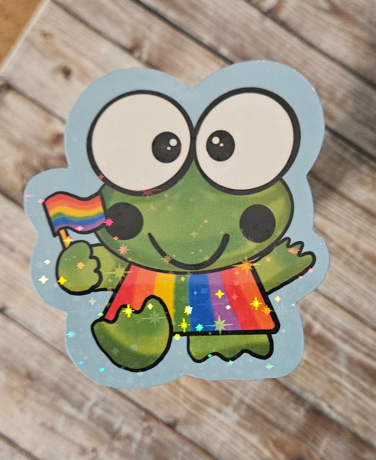 Pride froggy sticker