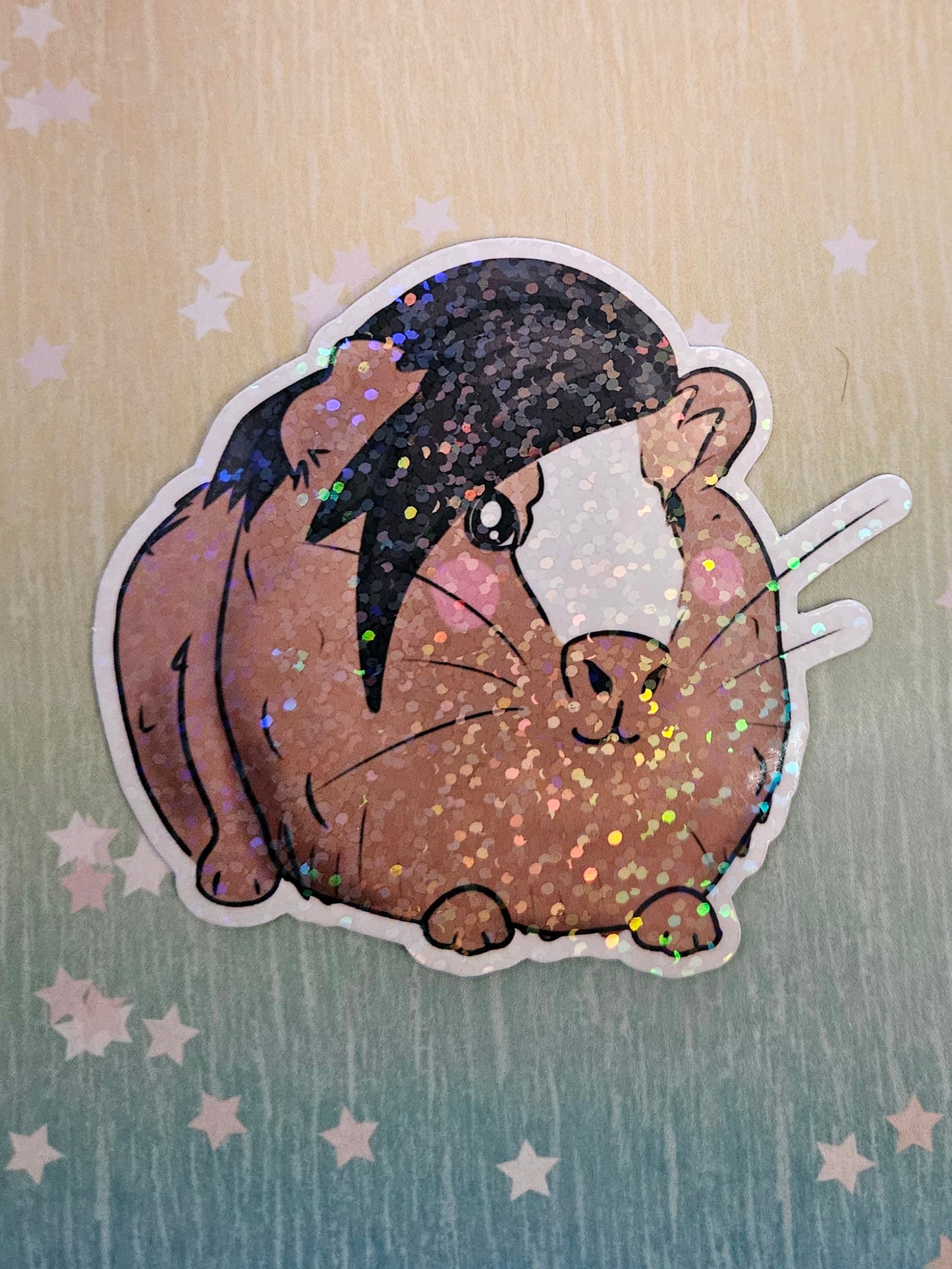 Emo guinea pig sticker