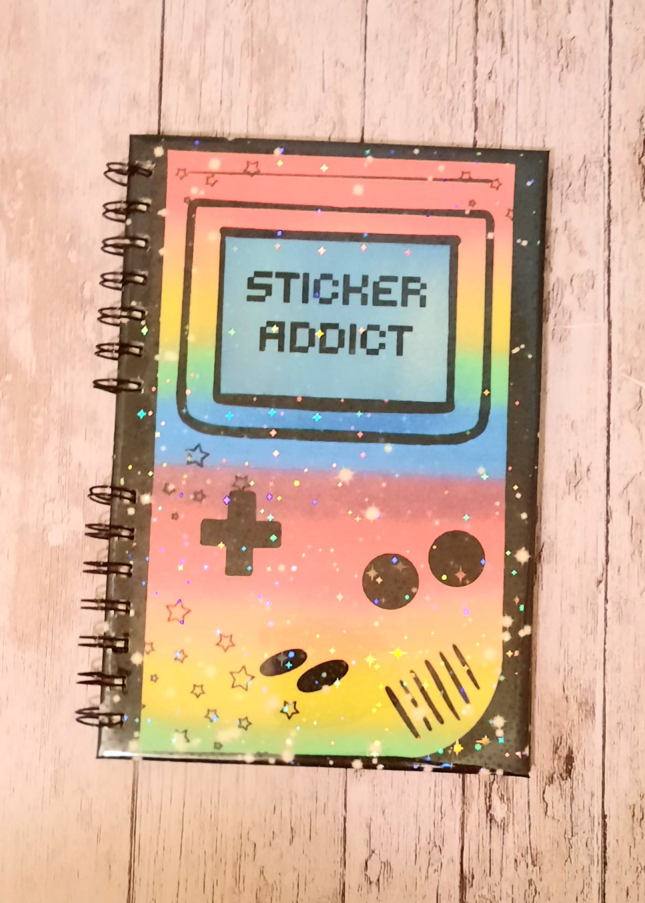 Sticker addict reusable sticker book, nostalgia sticker book