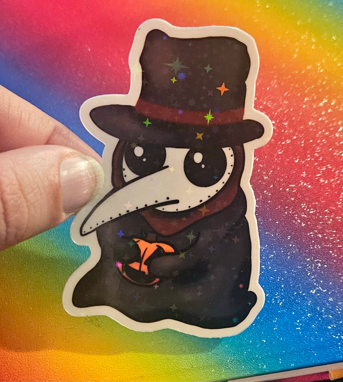 Plague Doctor cutie sticker