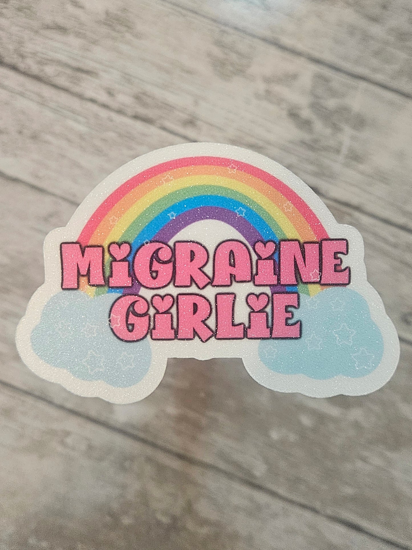Migraine girlie sticker
