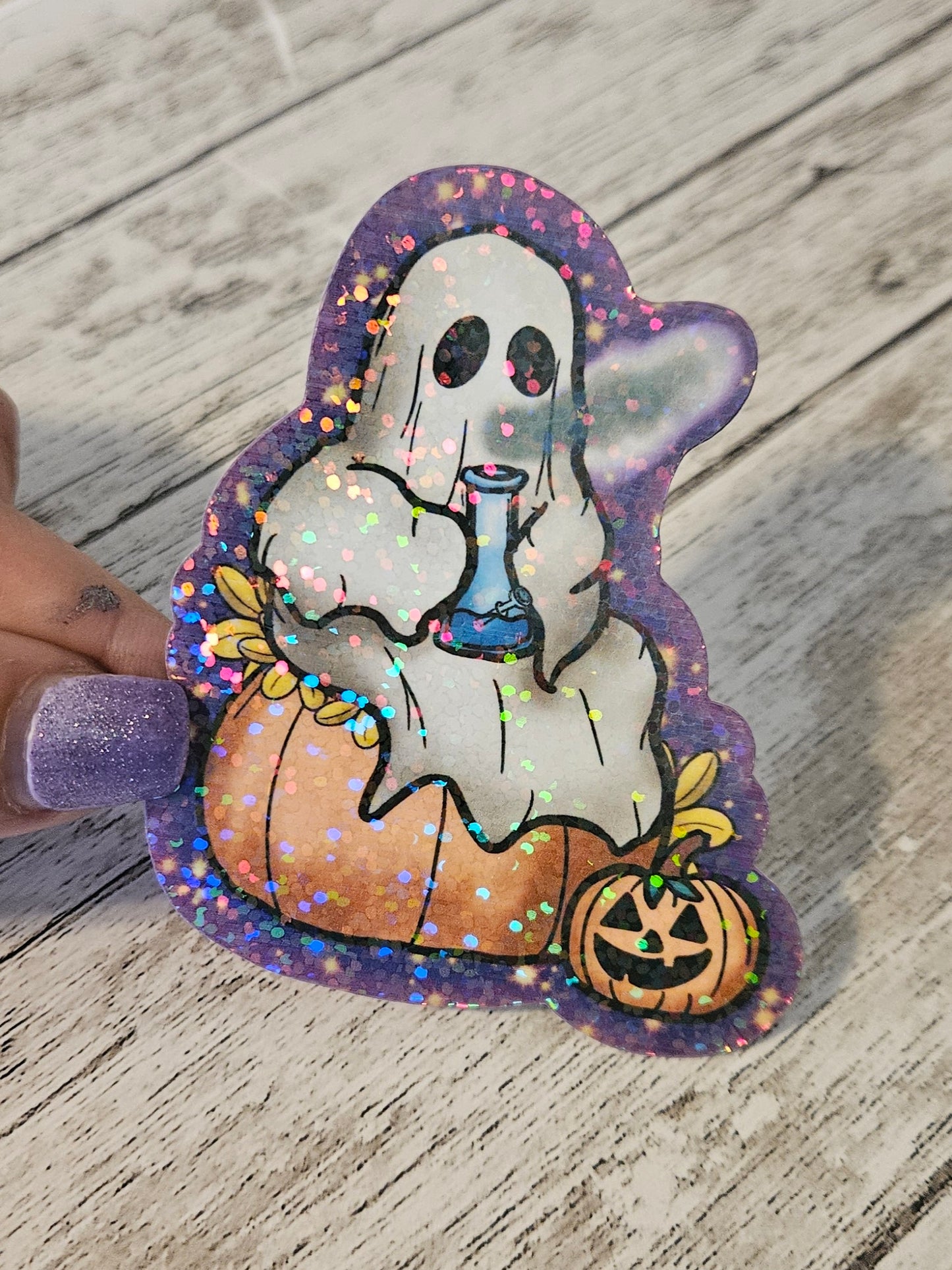 Ghost Halloweed sticker