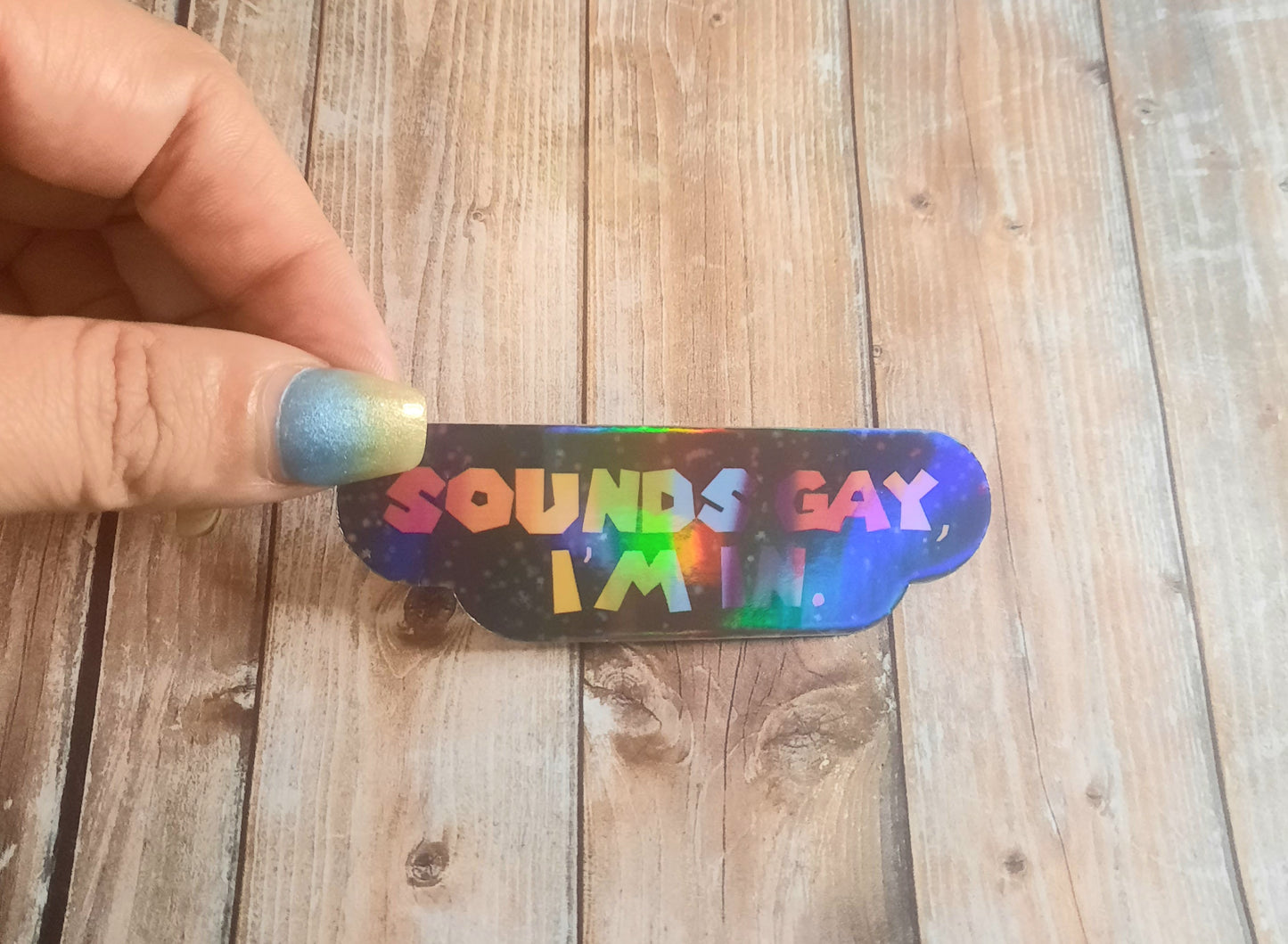 Sounds gay, I'm in sticker
