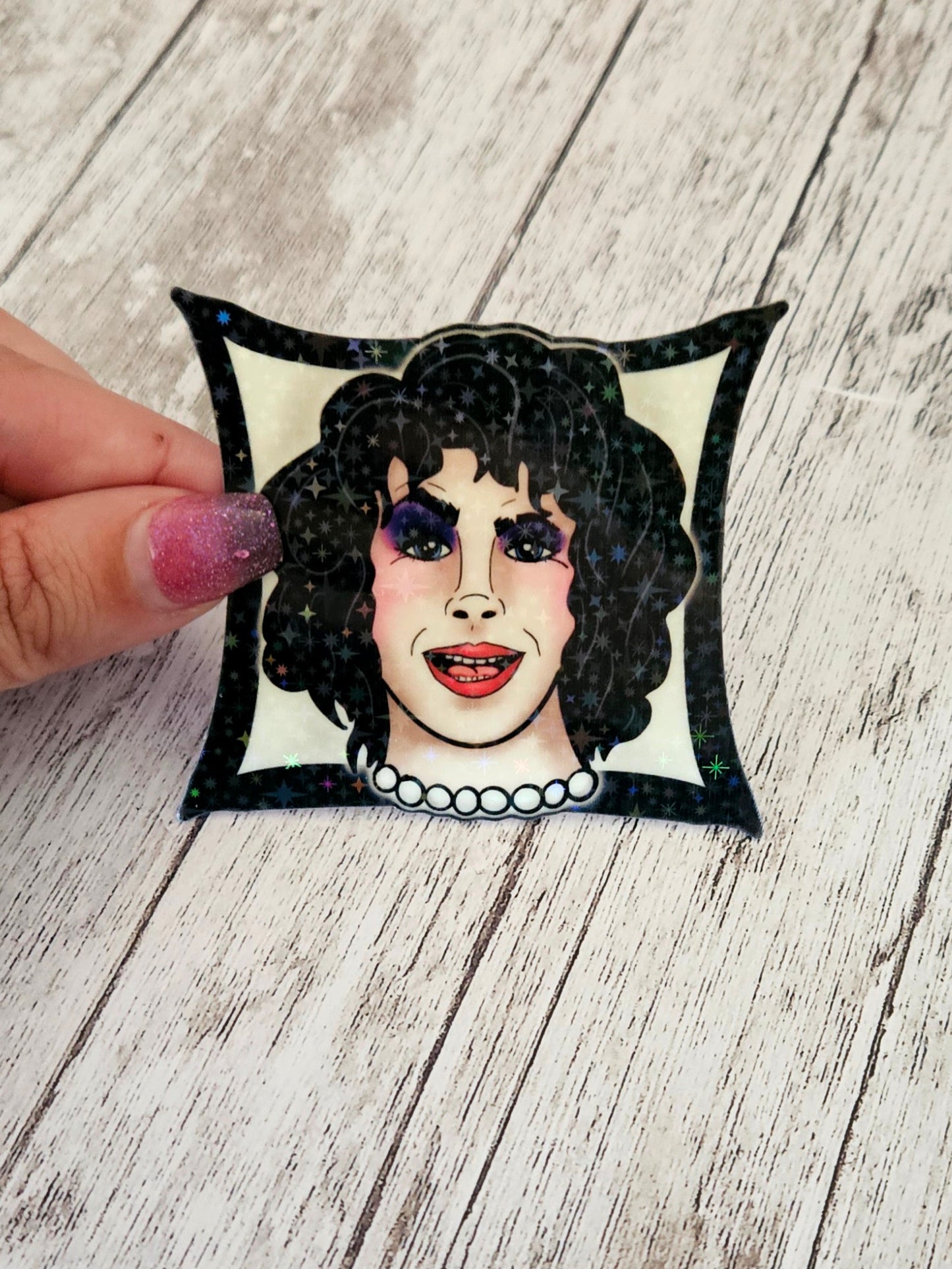 Frankenfurter rocky horror sticker for water bottle