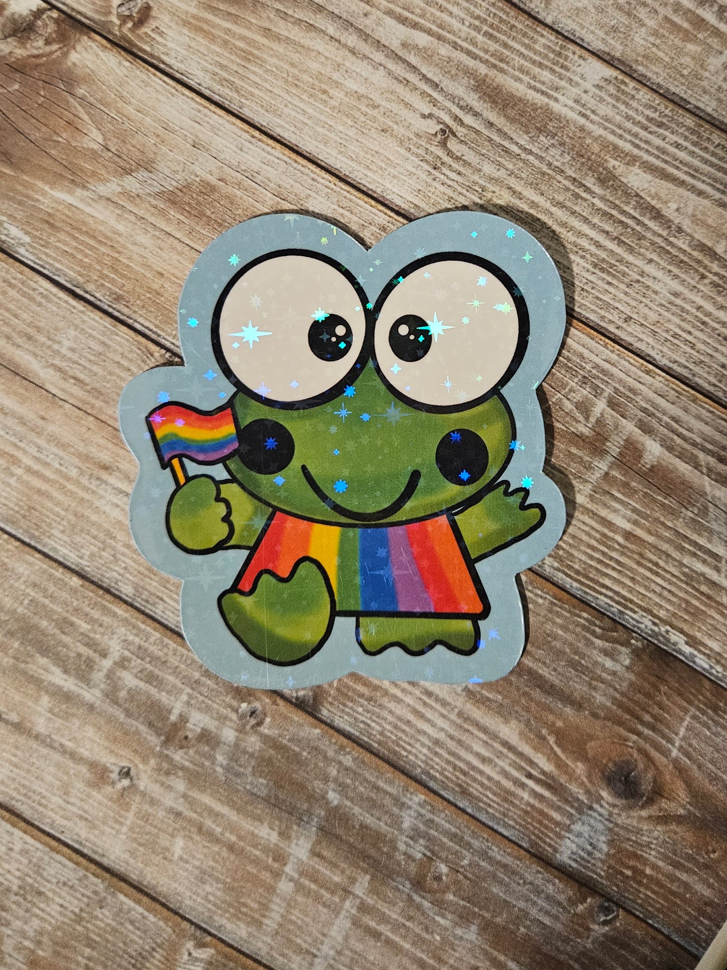 Pride froggy sticker