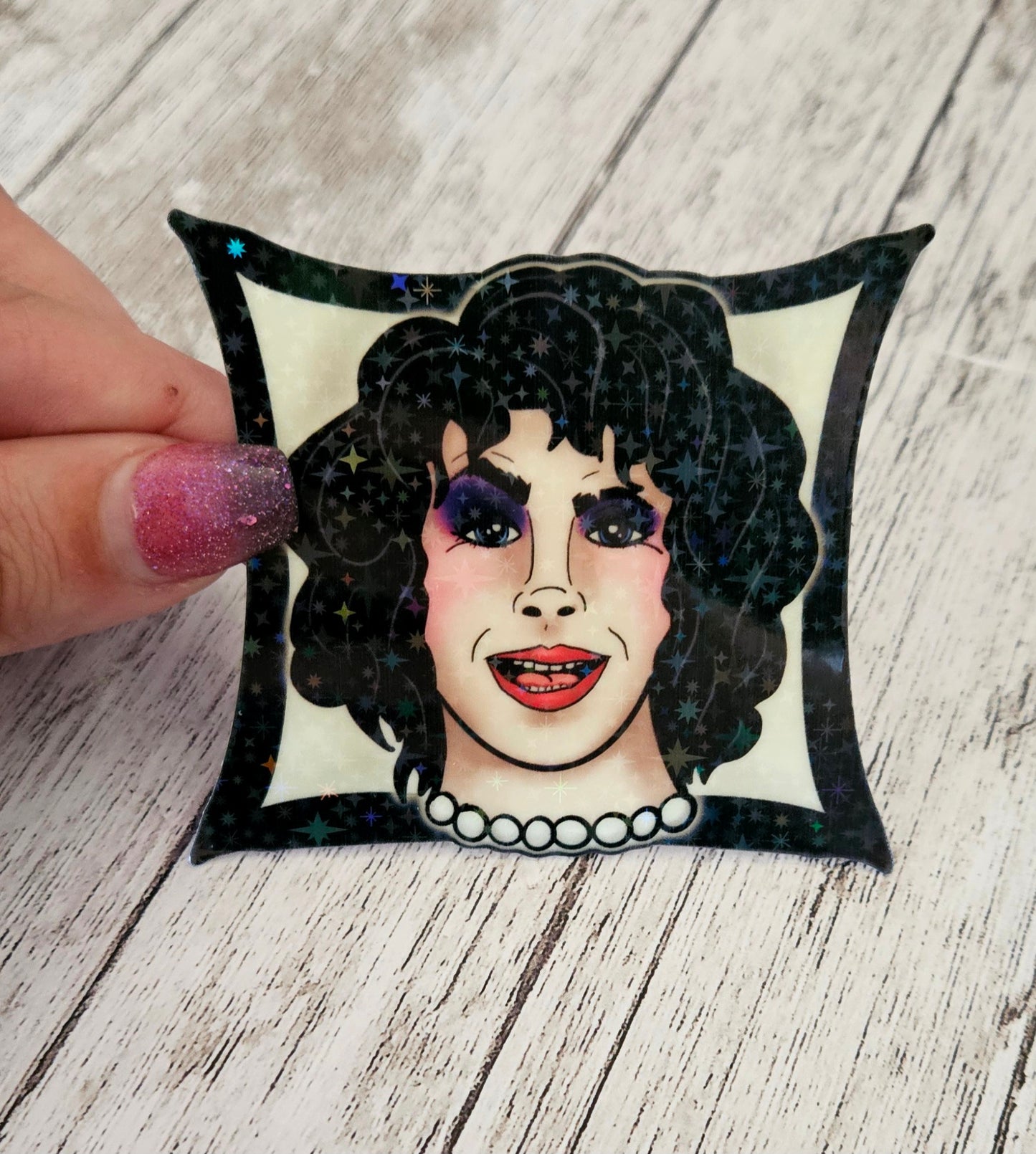 Frankenfurter rocky horror sticker for water bottle