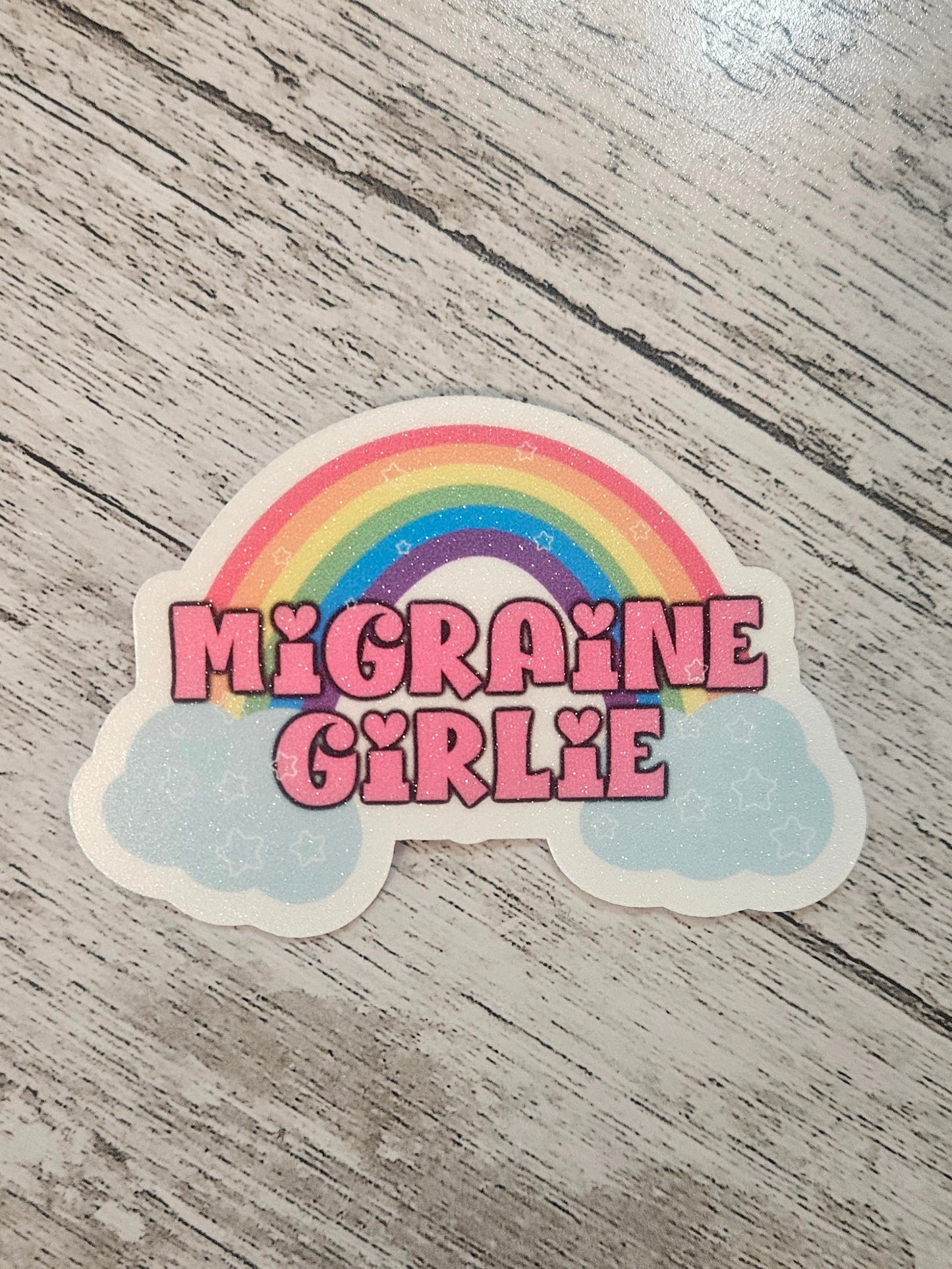 Migraine girlie sticker