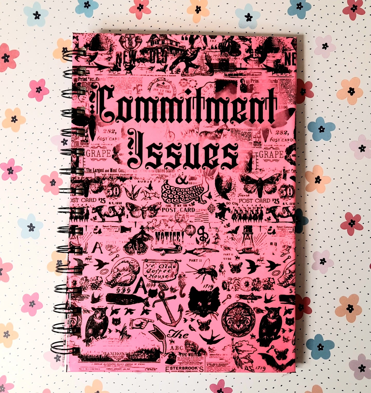 Glow in the Dark Commitment issues reusable sticker book
