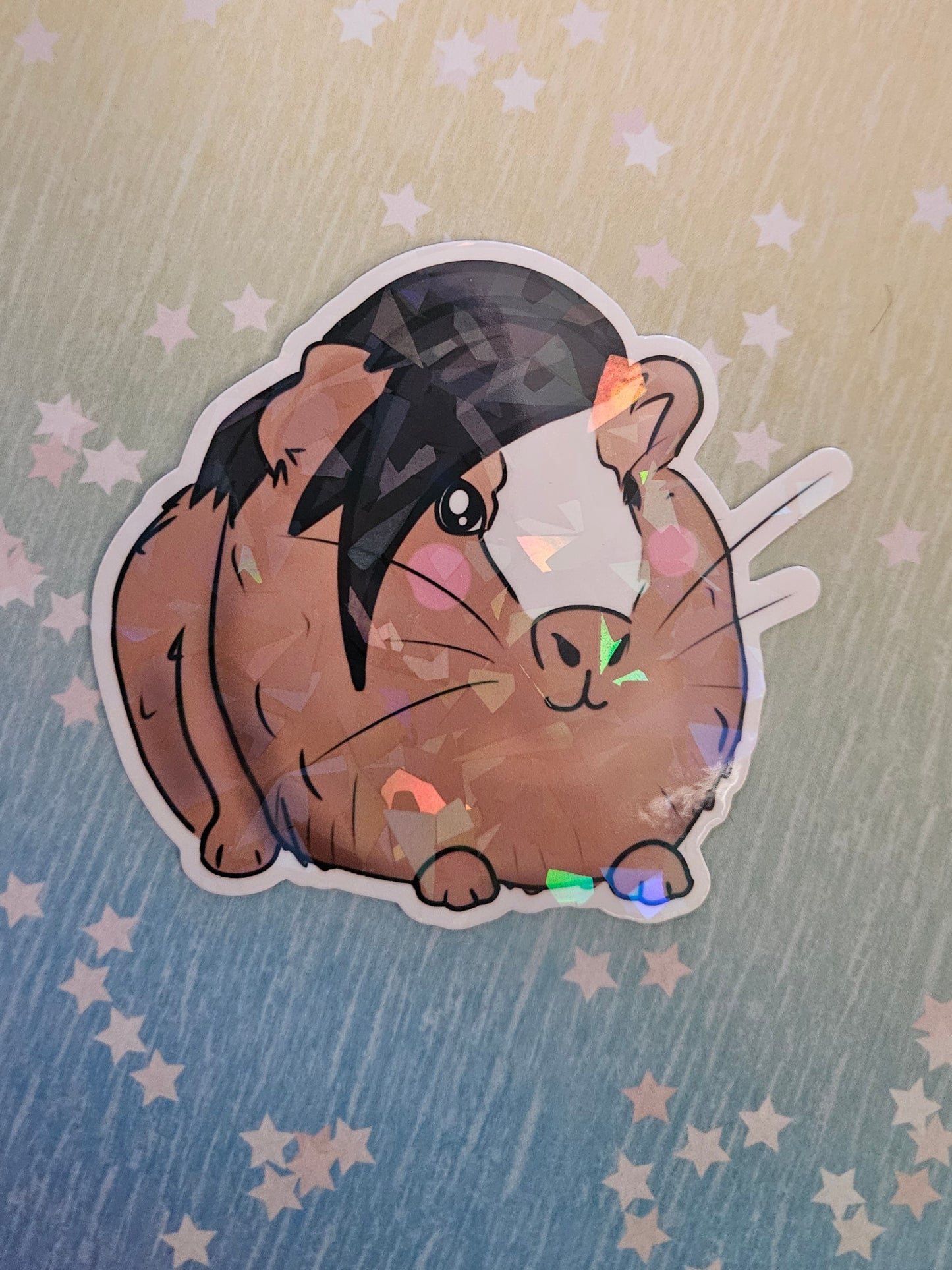 Emo guinea pig sticker