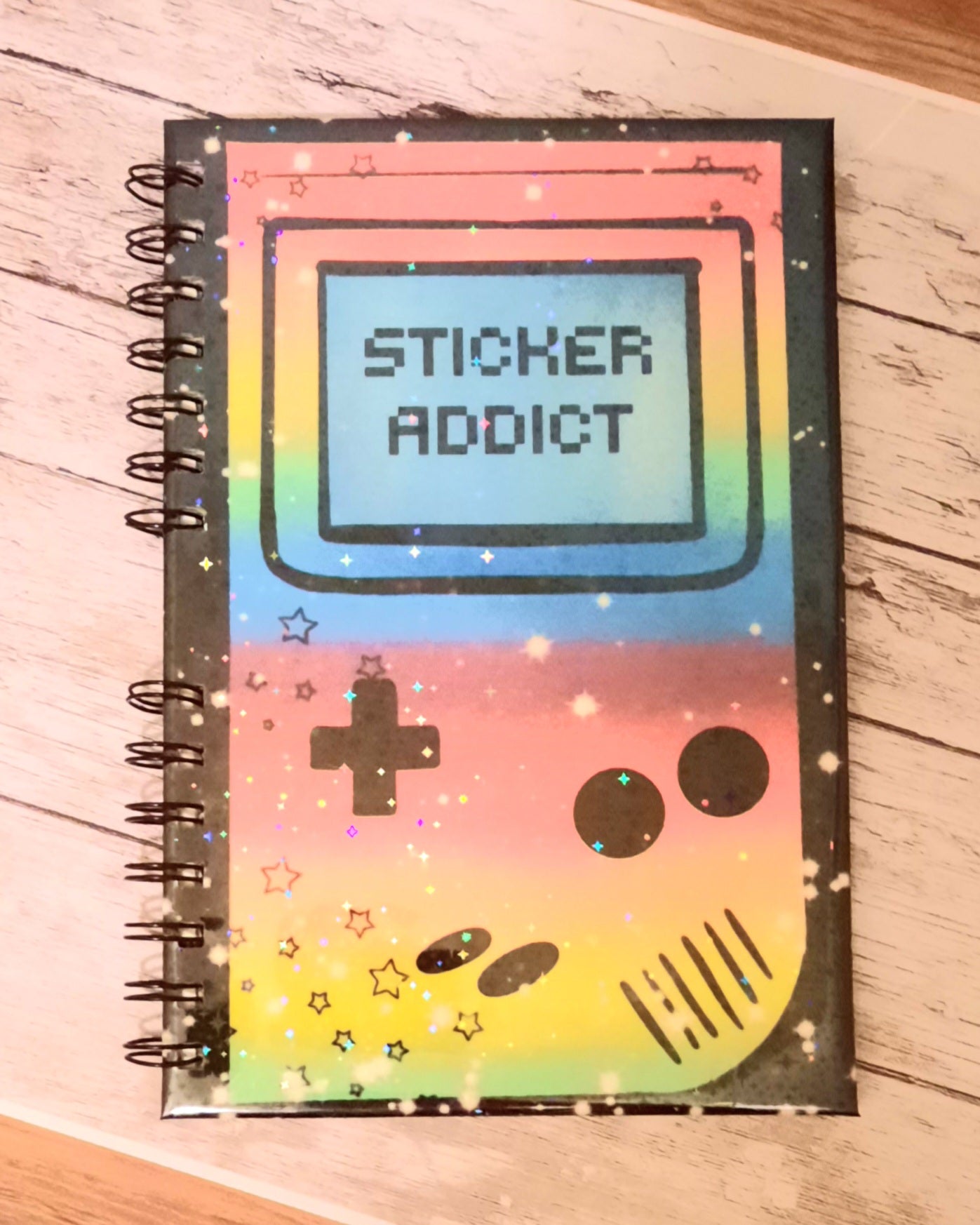 Sticker addict reusable sticker book, nostalgia sticker book