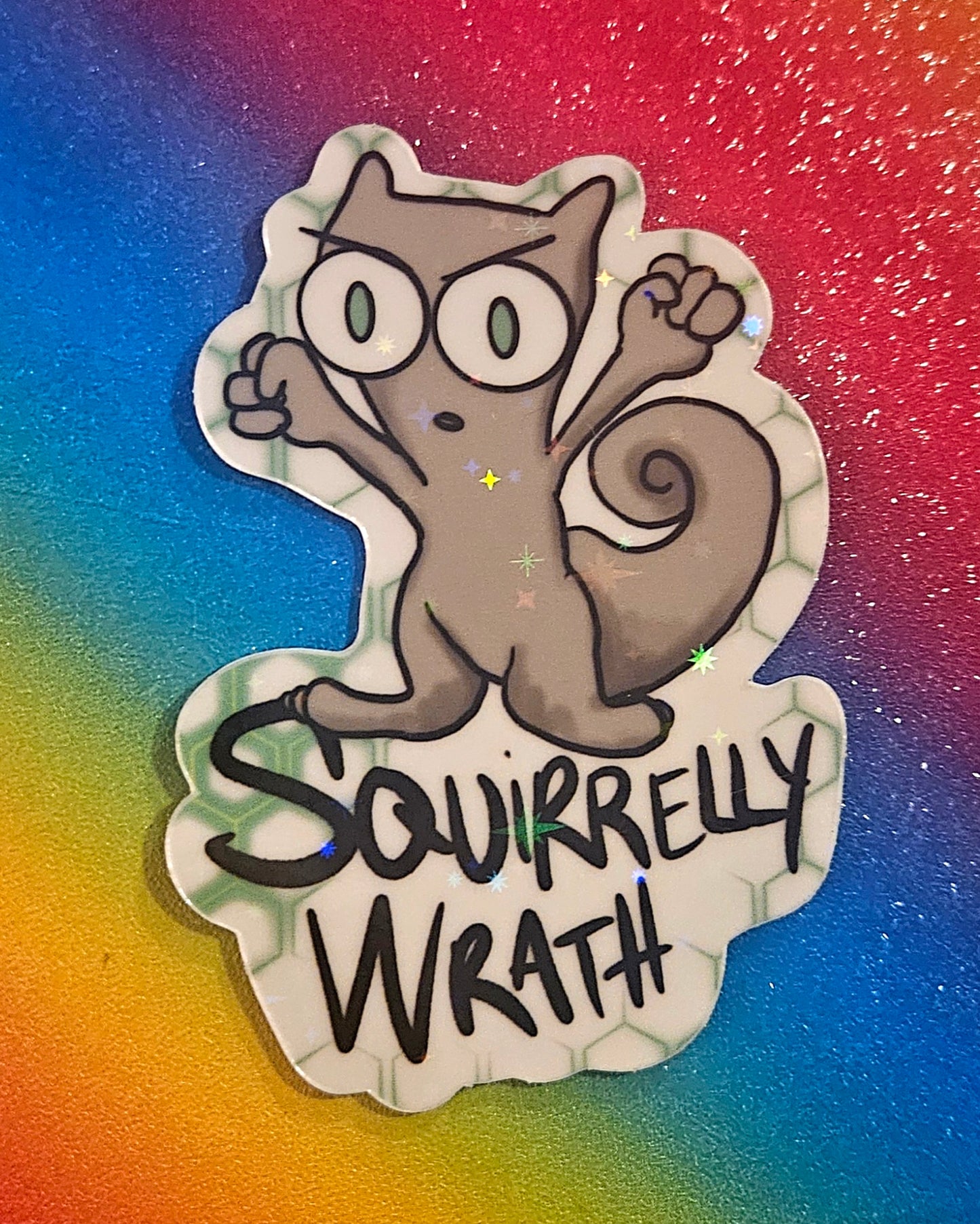 Squirrely Wrath Sticker