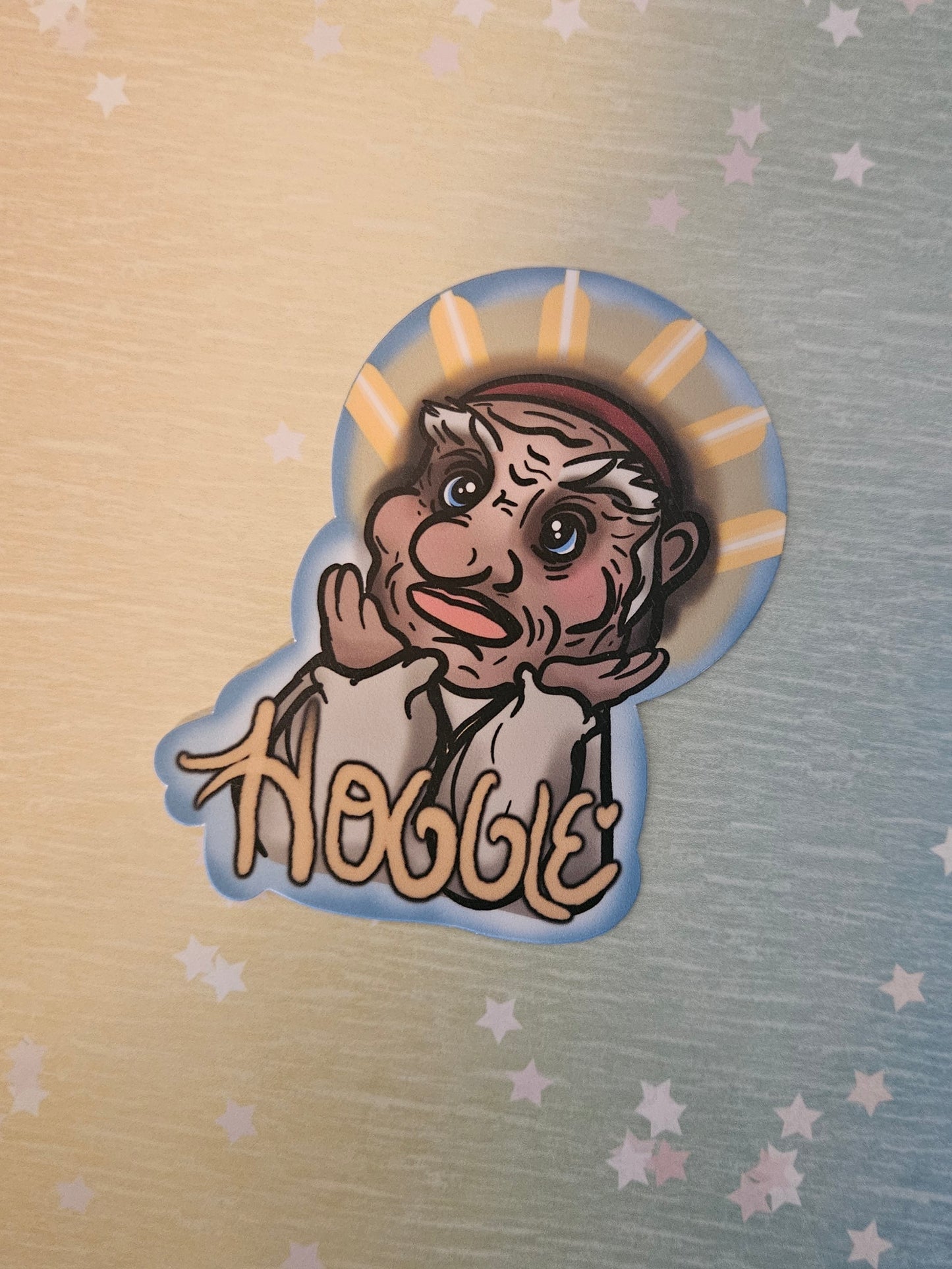 Thou art Hoggle sticker for water bottle and laptop