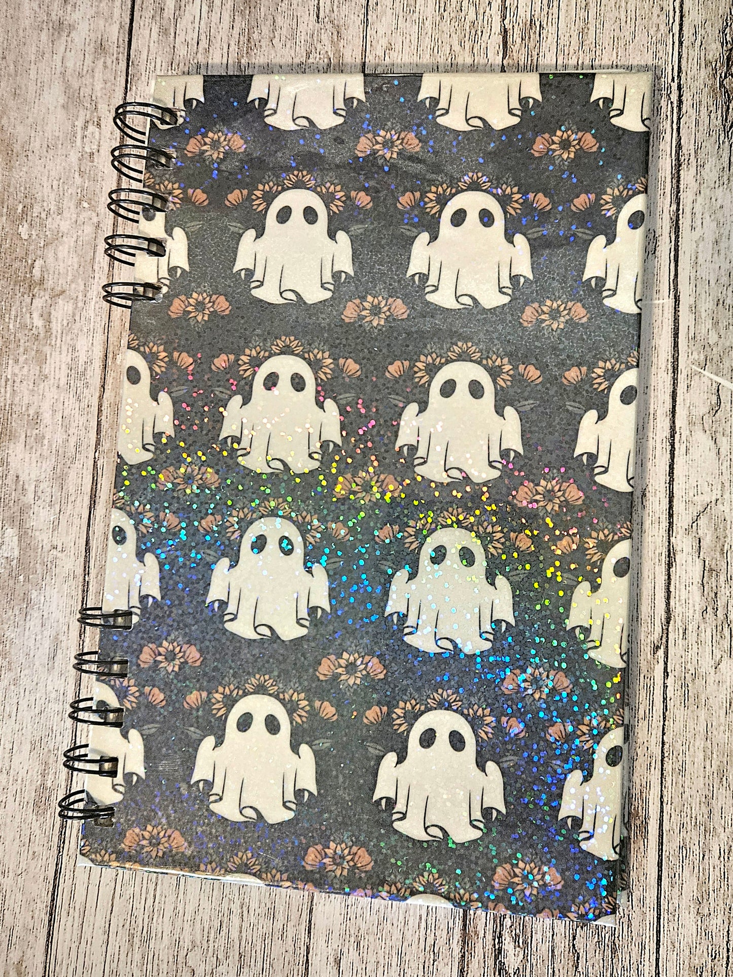 Glow in the dark ghost reusable sticker book