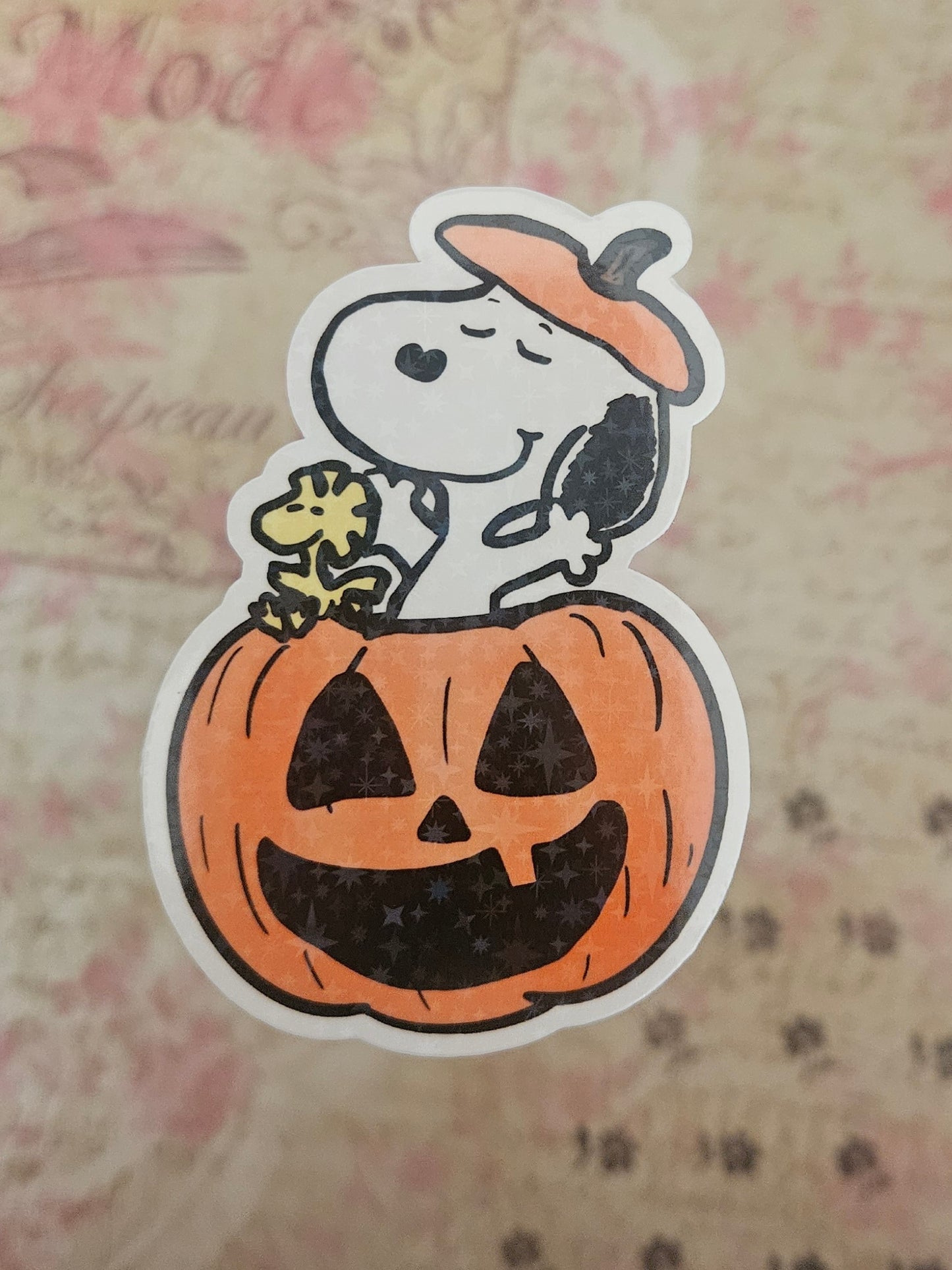 Halloween pop art dog sticker