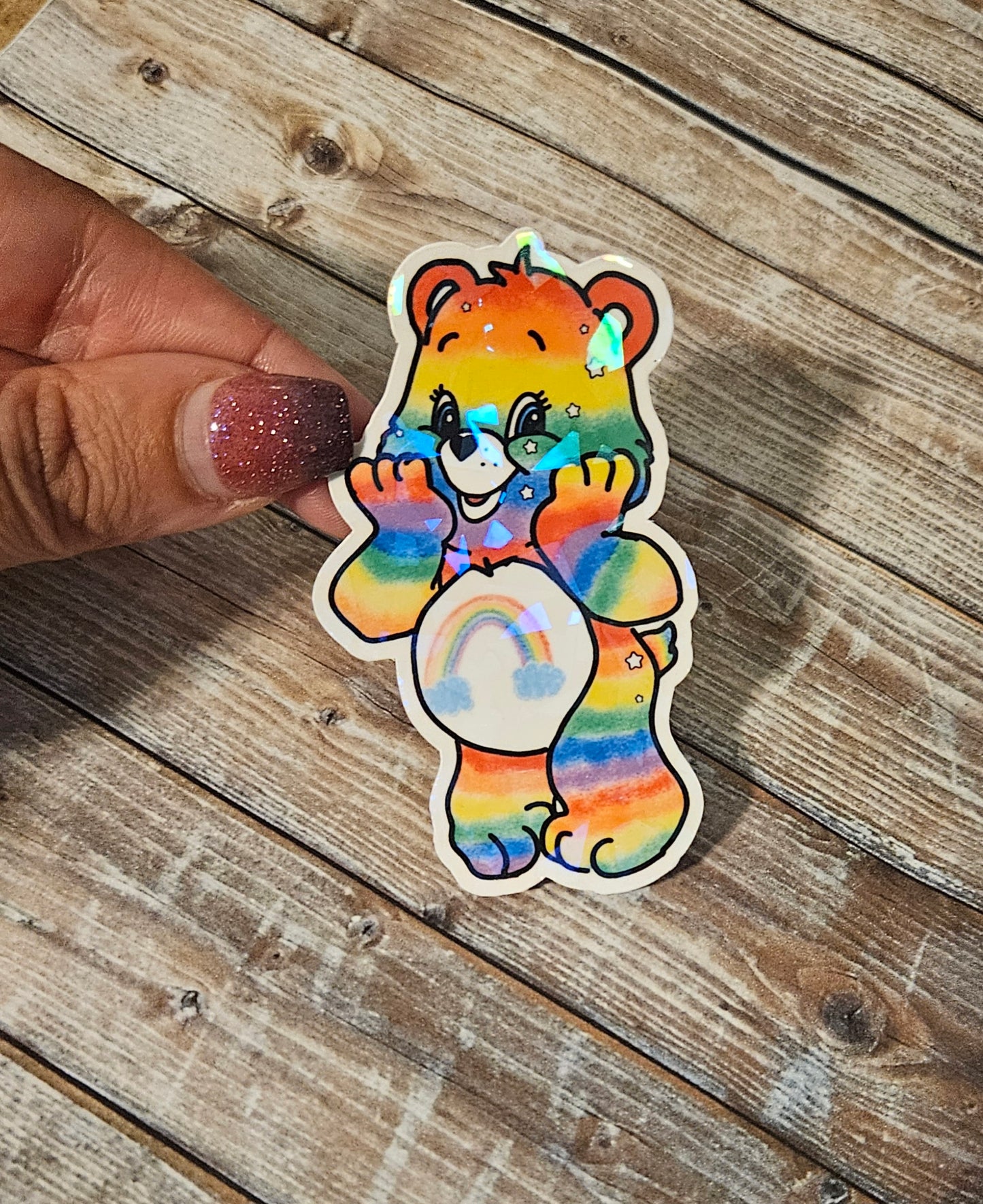 Rainbow bear Sticker