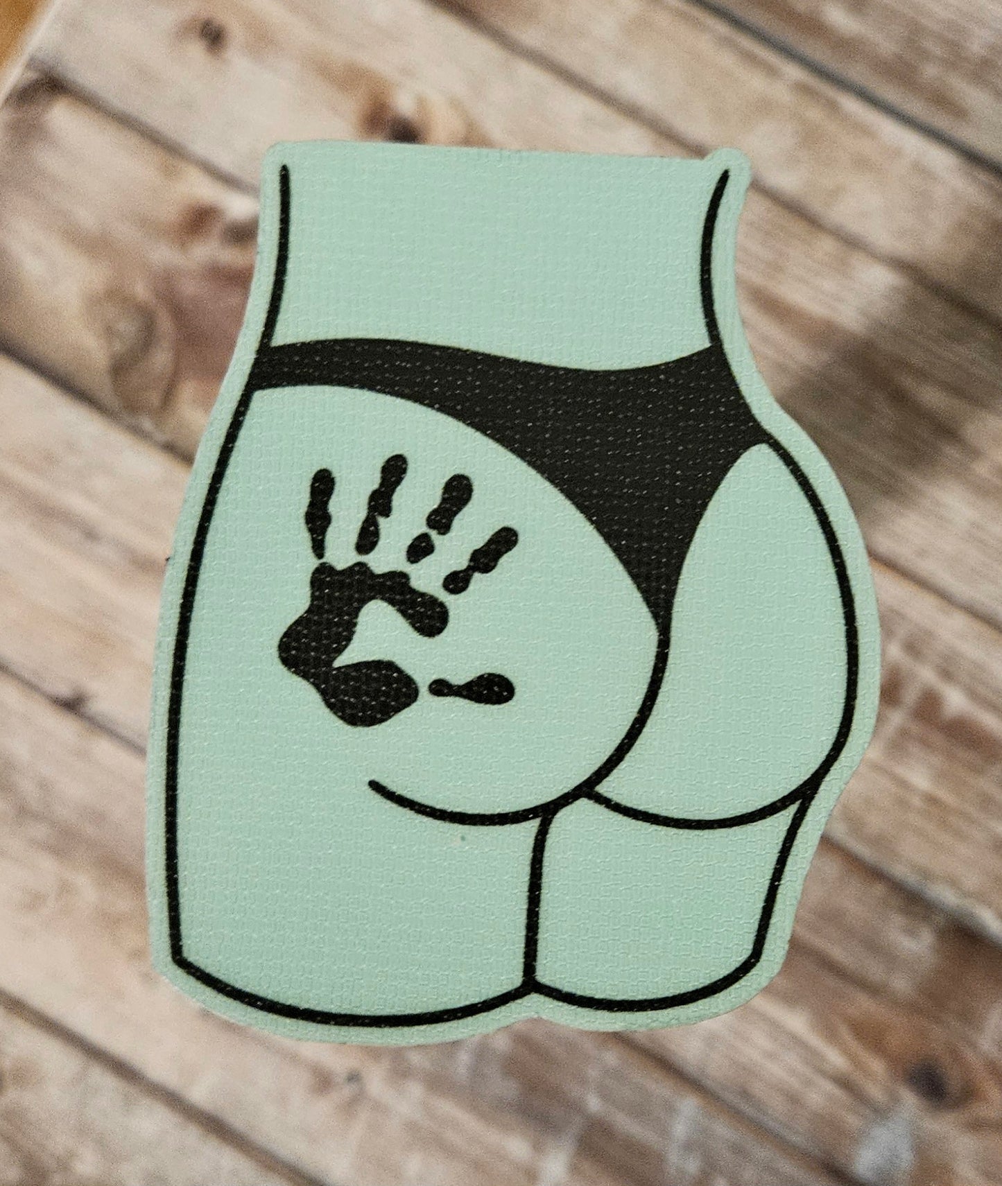 Glow in the dark butt stickers
