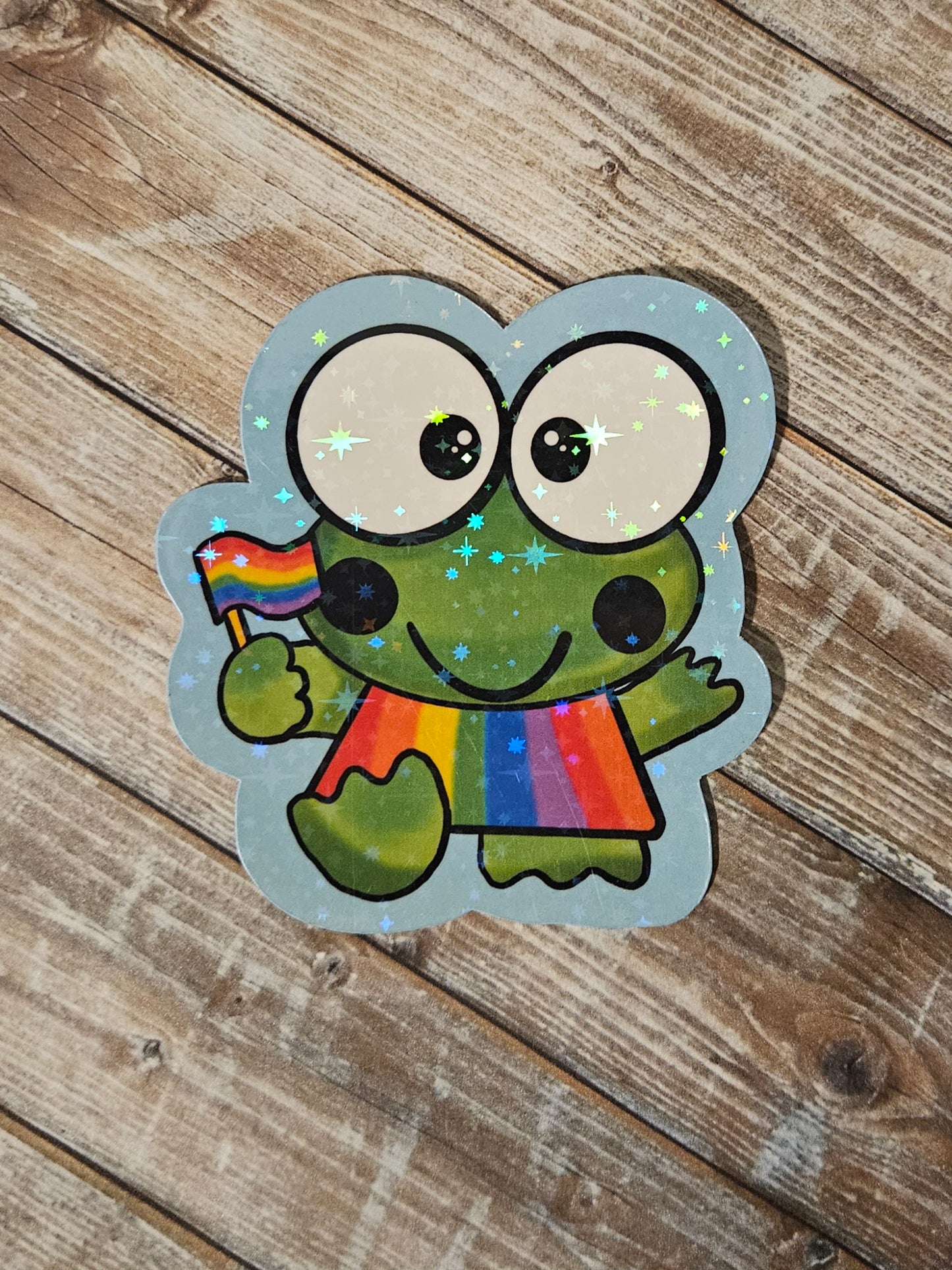 Pride froggy sticker