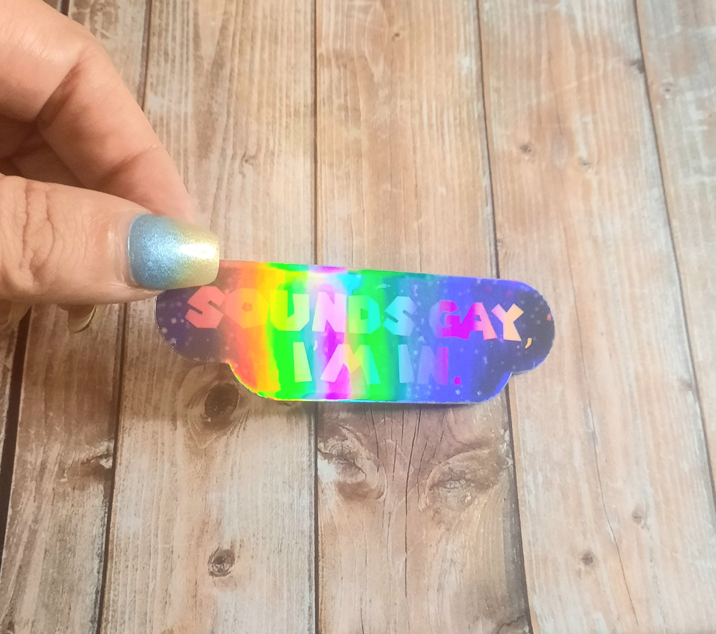 Sounds gay, I'm in sticker