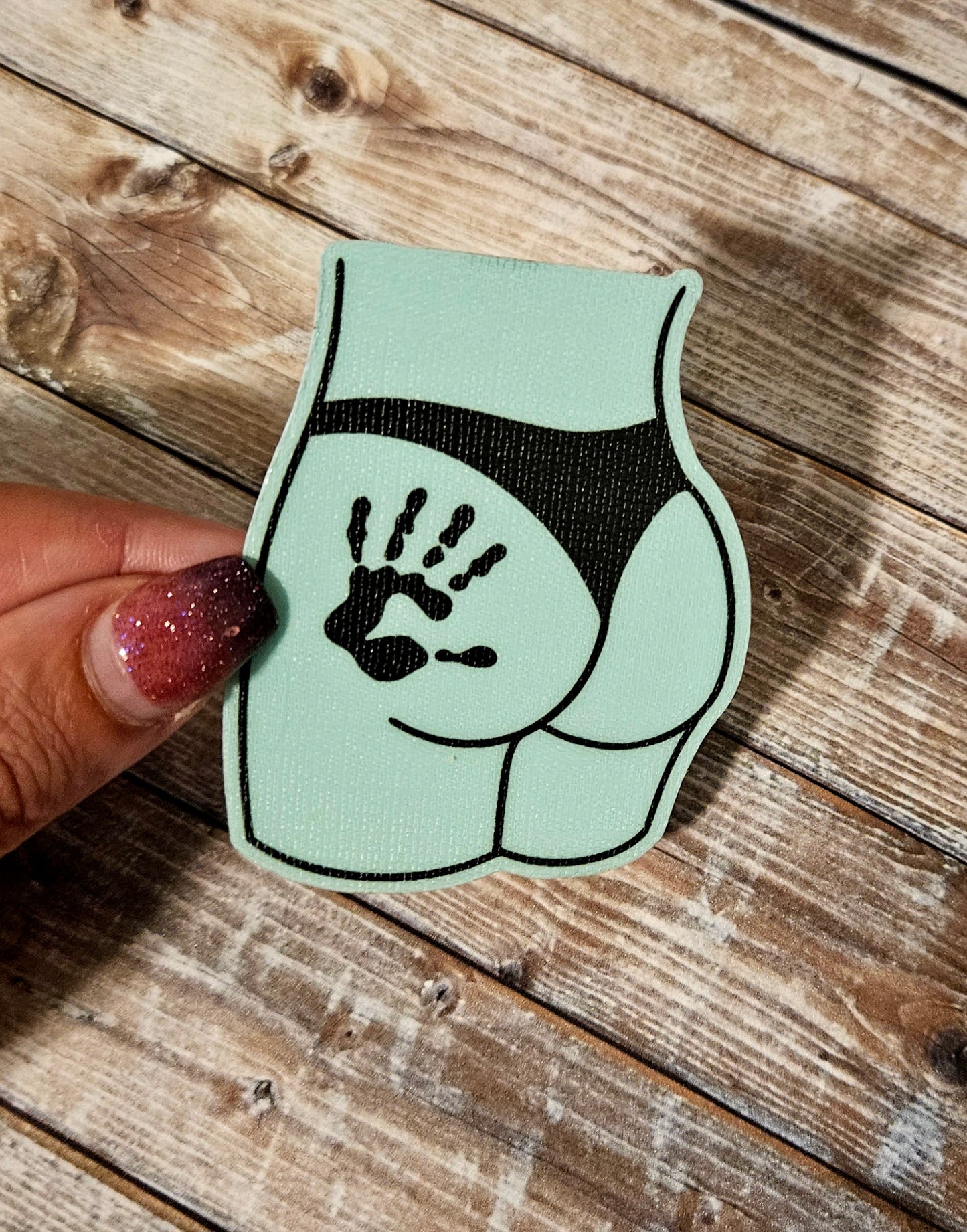 Glow in the dark butt stickers