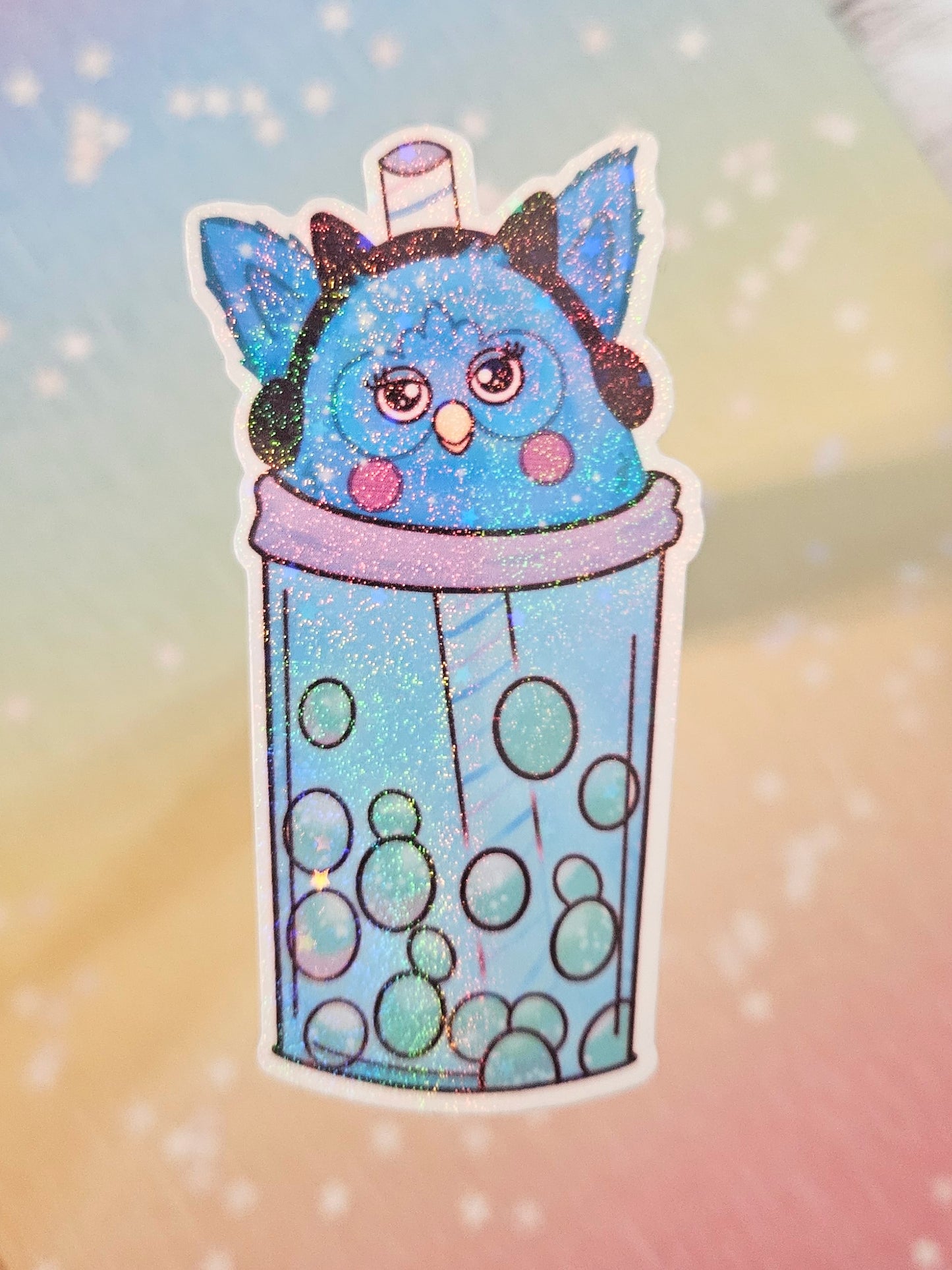 Furboba sticker for water bottle or laptop