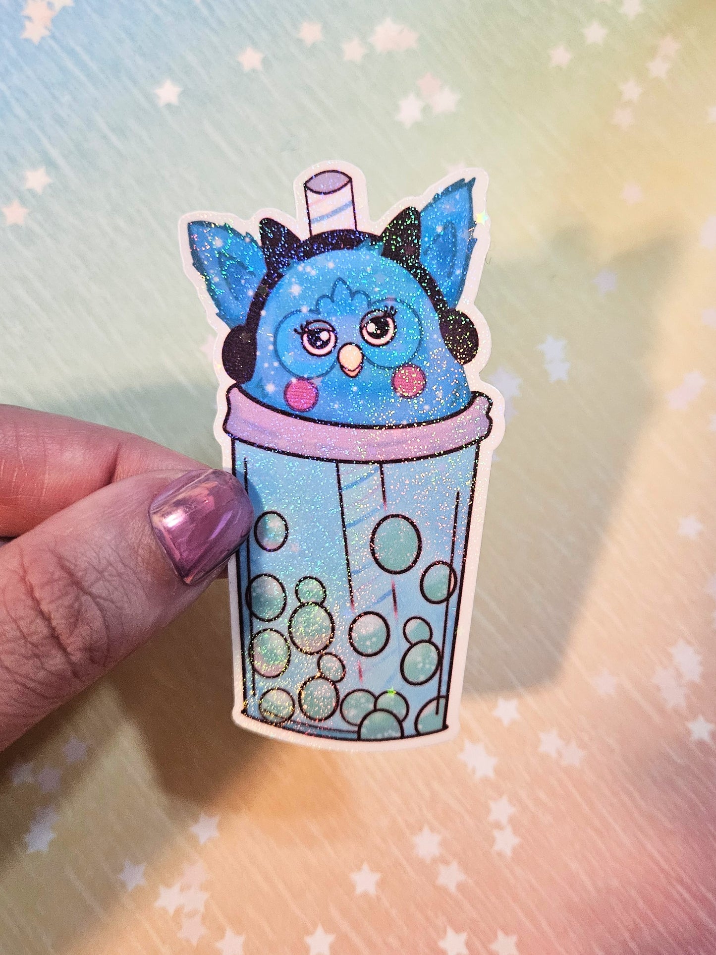 Furboba sticker for water bottle or laptop