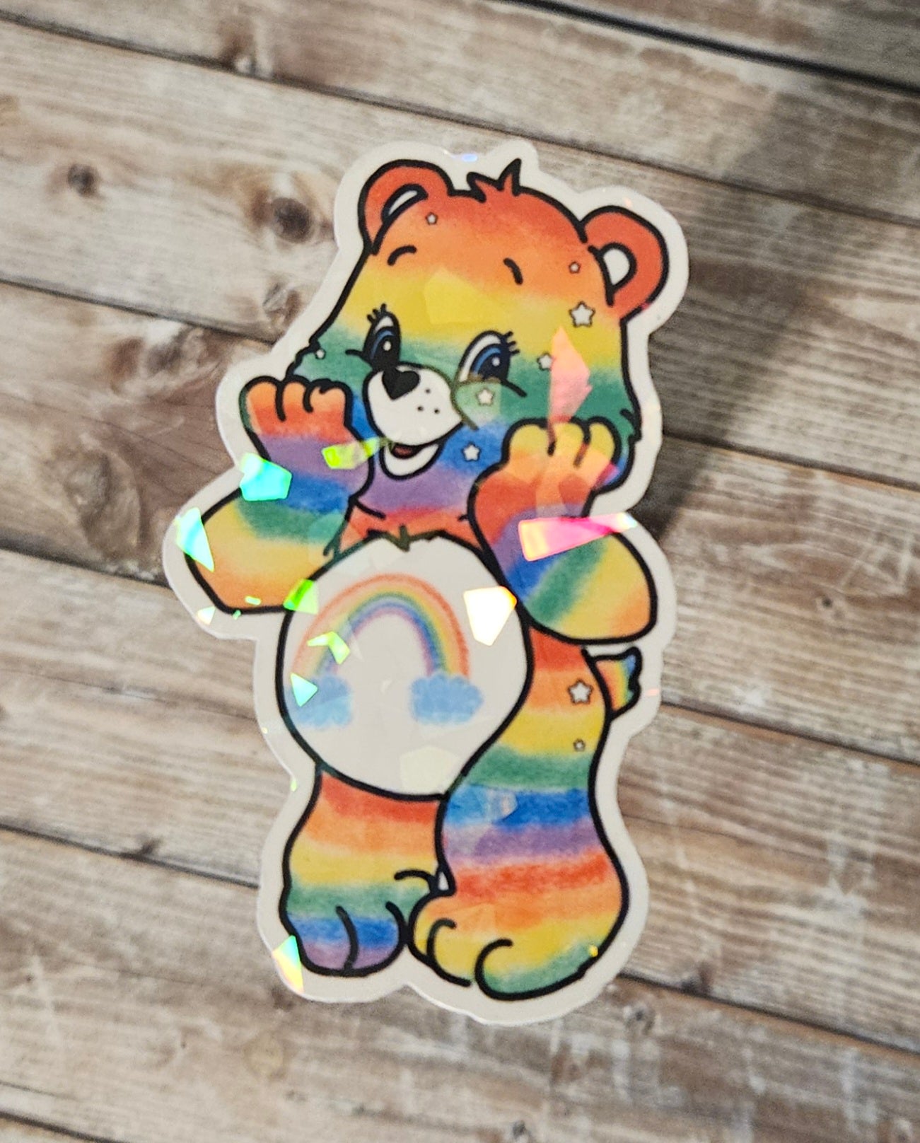 Rainbow bear Sticker