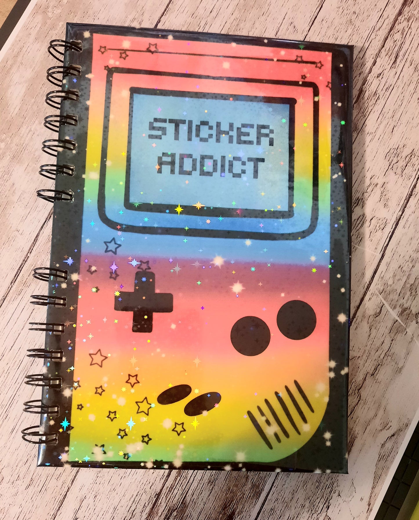 Sticker addict reusable sticker book, nostalgia sticker book