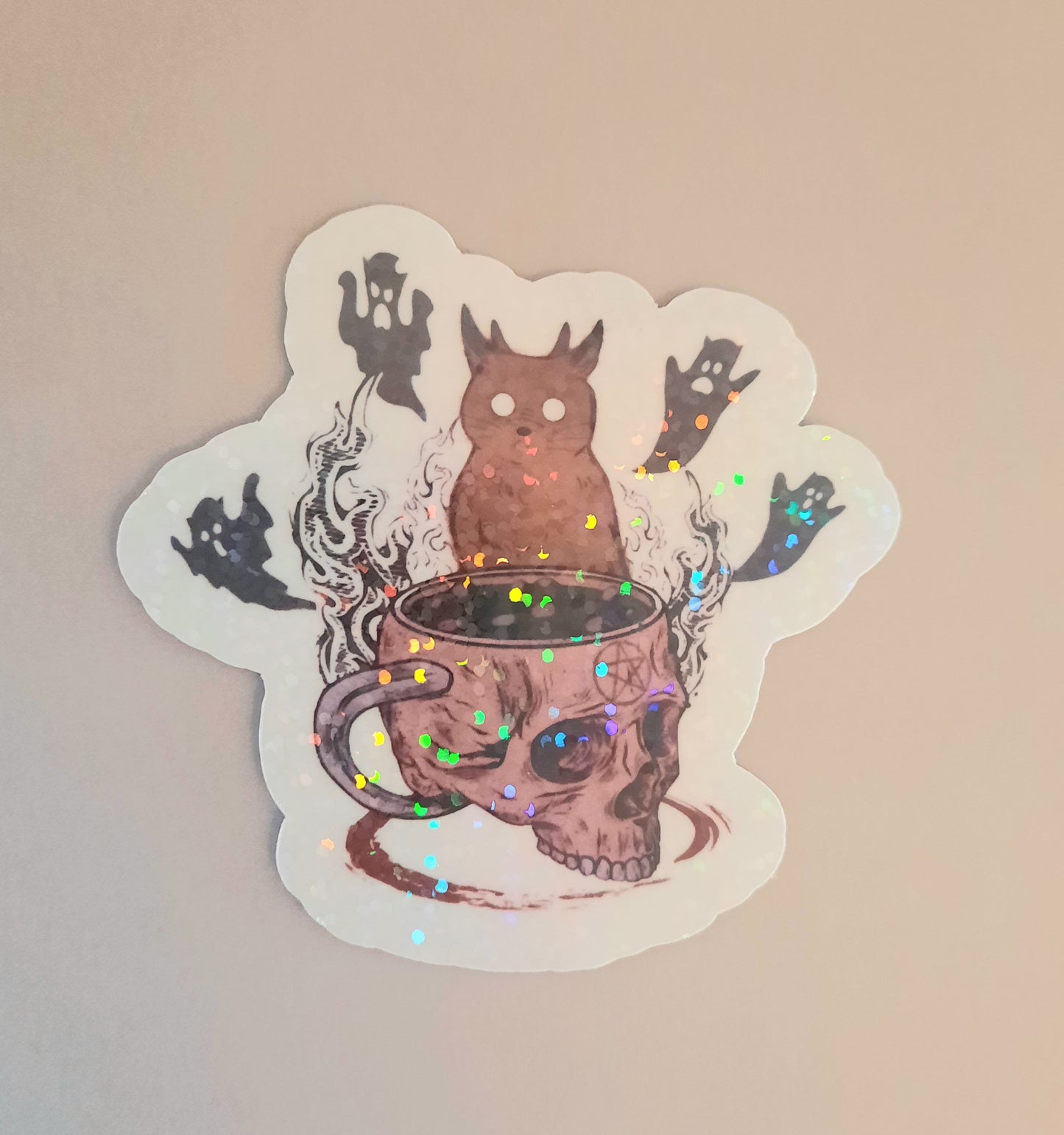 Witchcraft Cat sticker