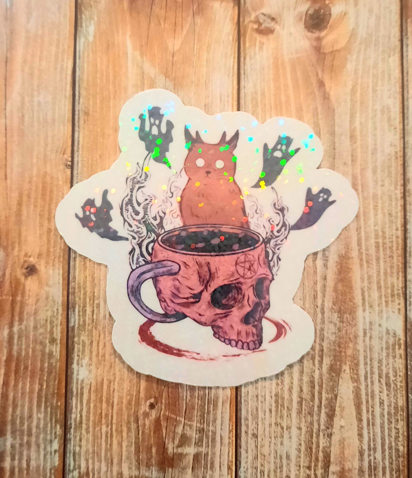 Witchcraft Cat sticker
