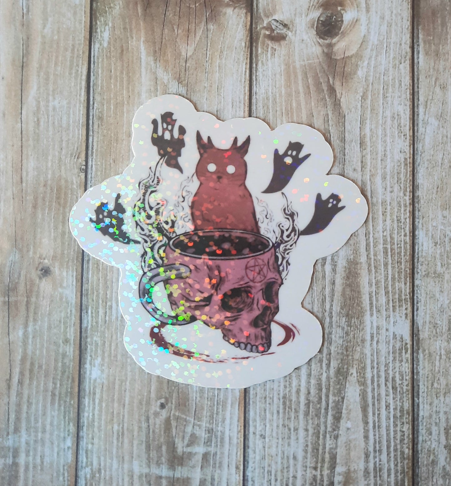 Witchcraft Cat sticker