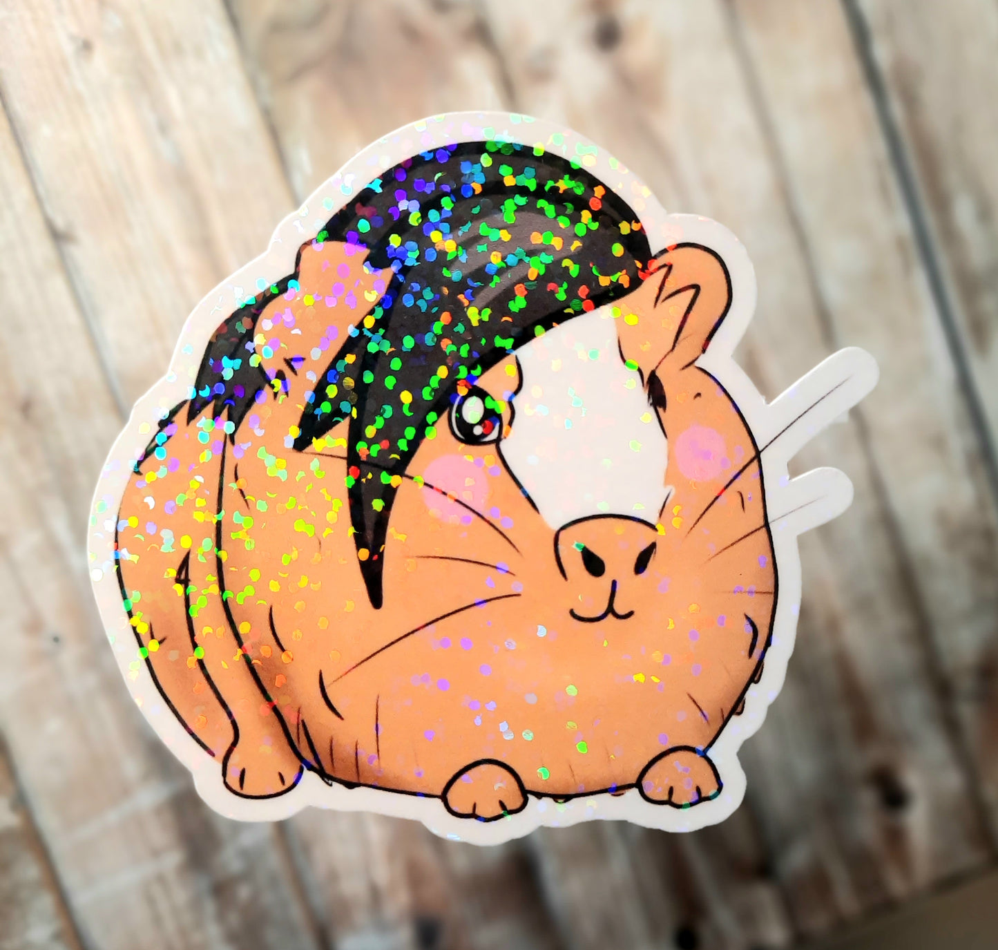 Emo guinea pig sticker