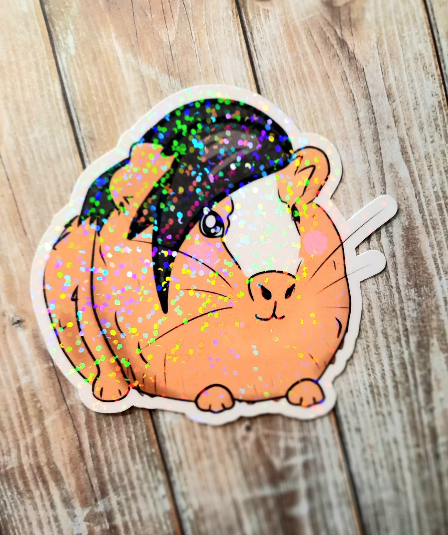 Emo guinea pig sticker