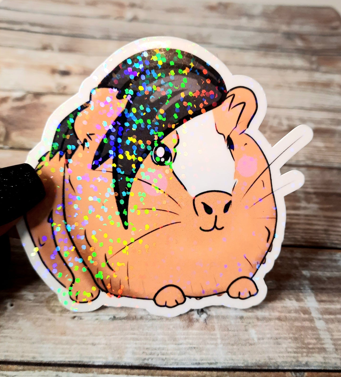 Emo guinea pig sticker