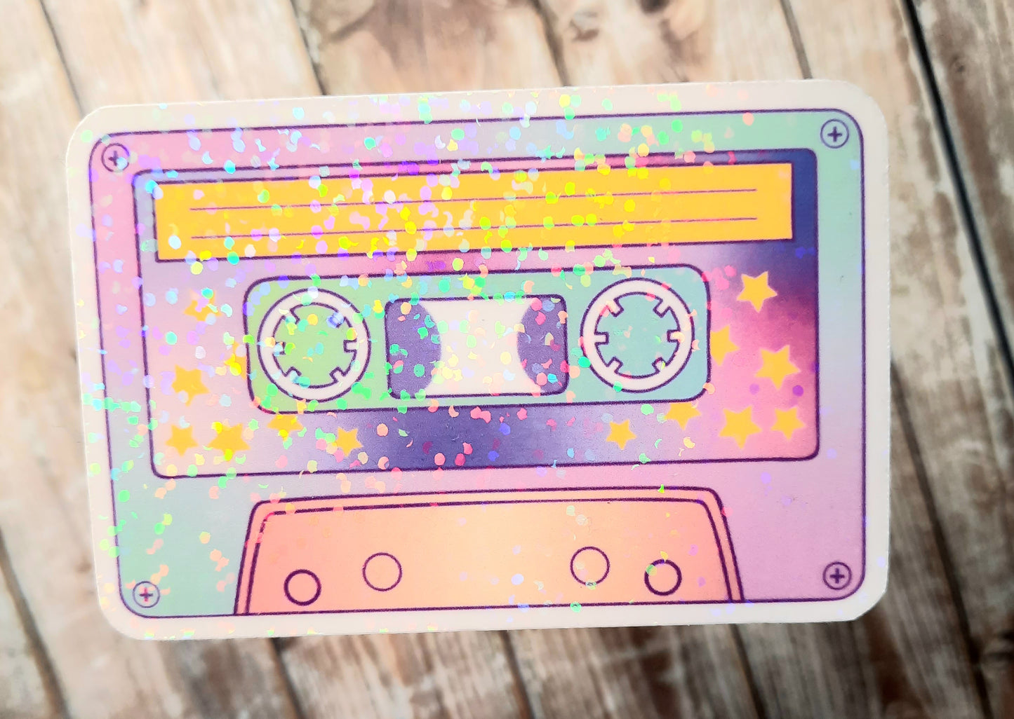 Nostalgia casette tape sticker