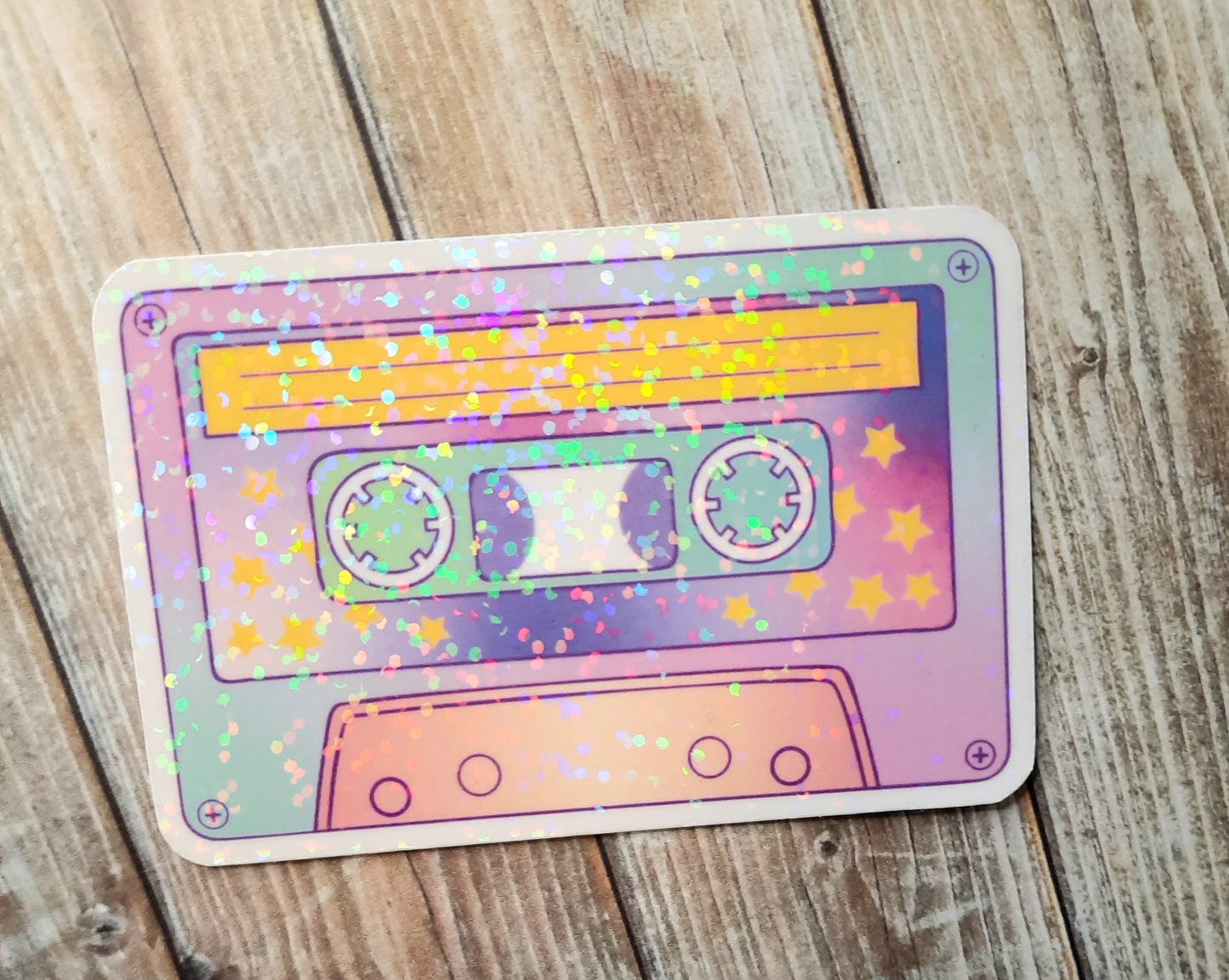Nostalgia casette tape sticker