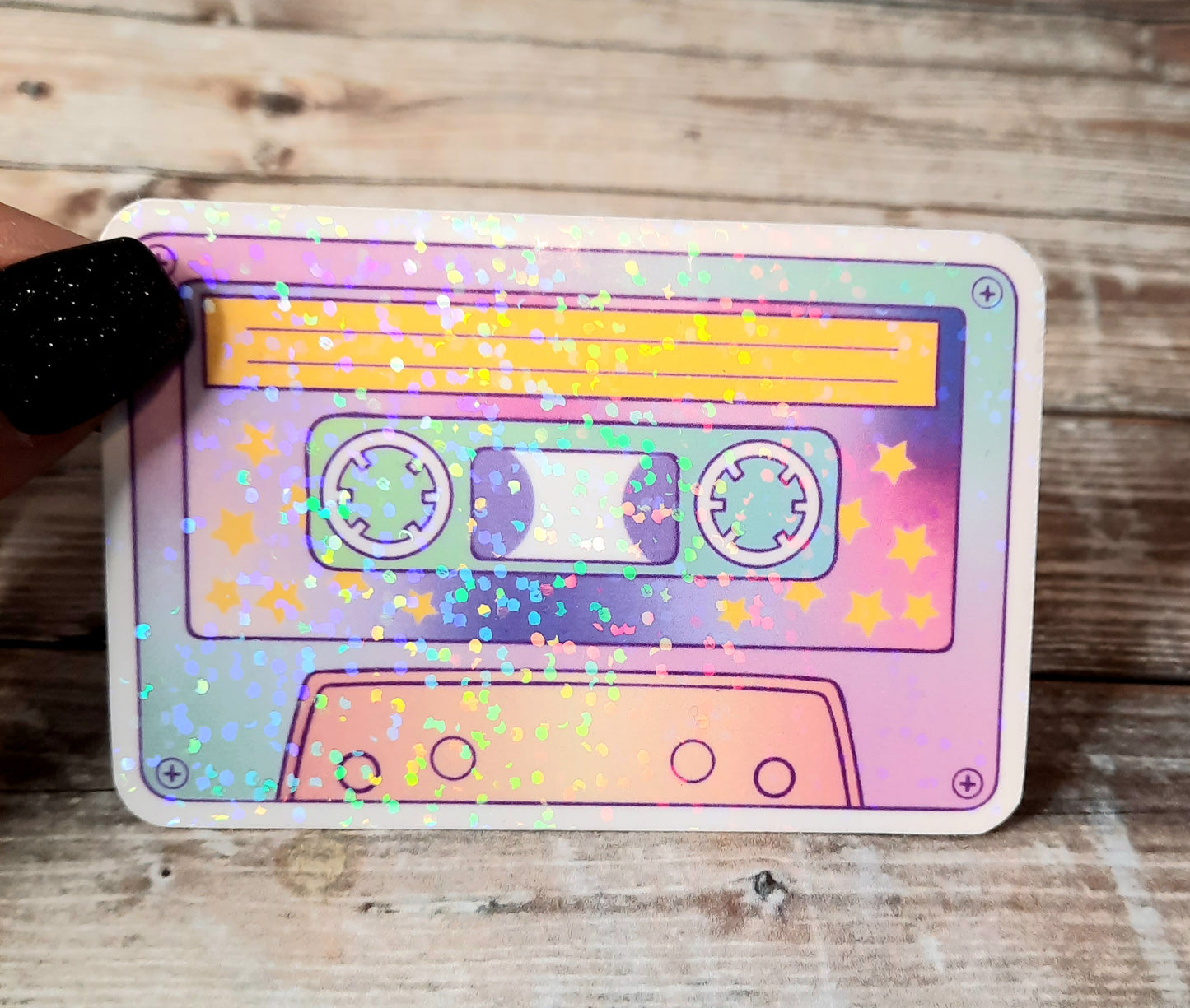 Nostalgia casette tape sticker