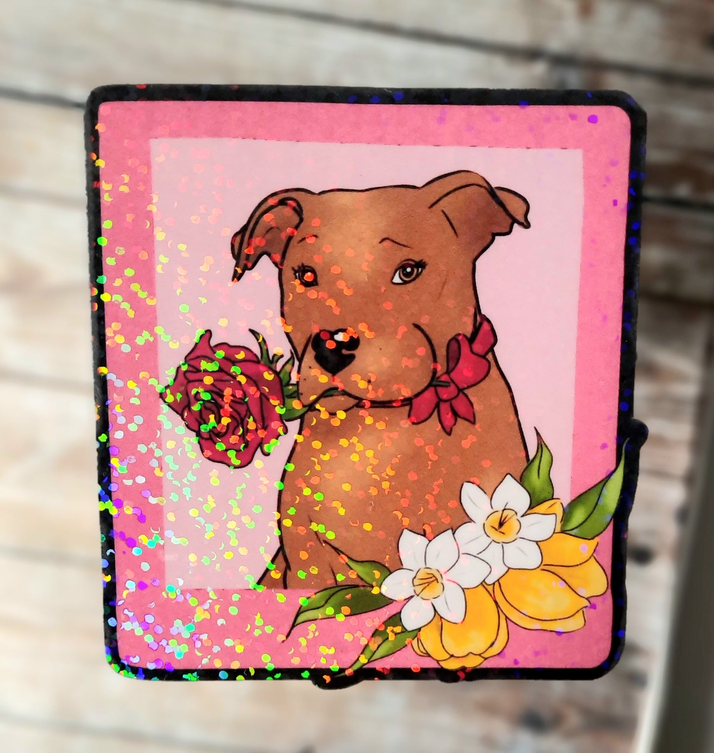Brown bully sticker