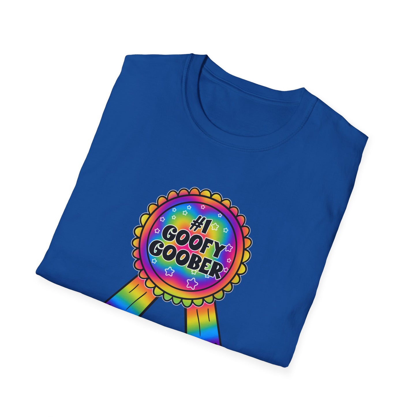 #1 Goofy Goober Rainbow T-Shirt — Funny Award Ribbon Tee