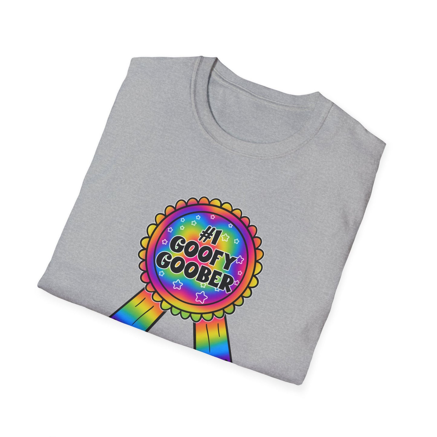 #1 Goofy Goober Rainbow T-Shirt — Funny Award Ribbon Tee
