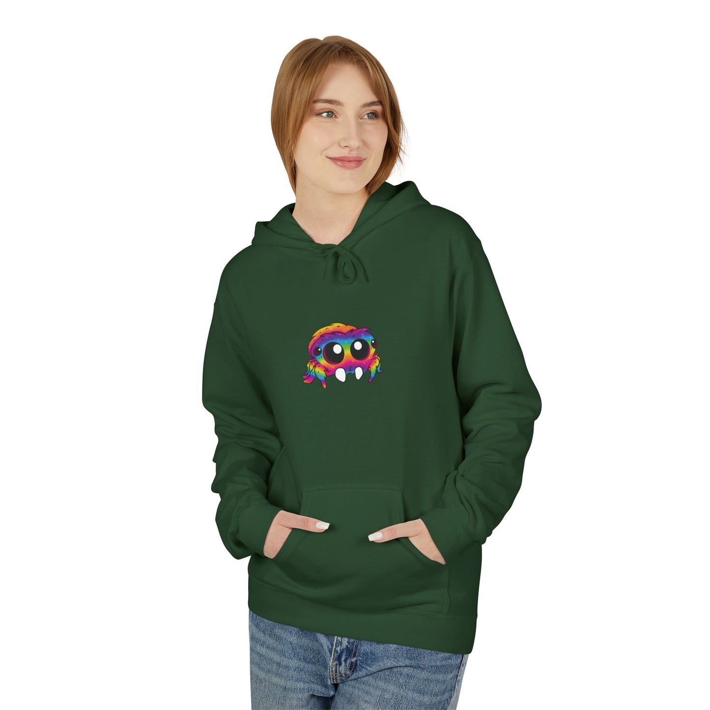 Rainbow Jumping Spider Hoodie