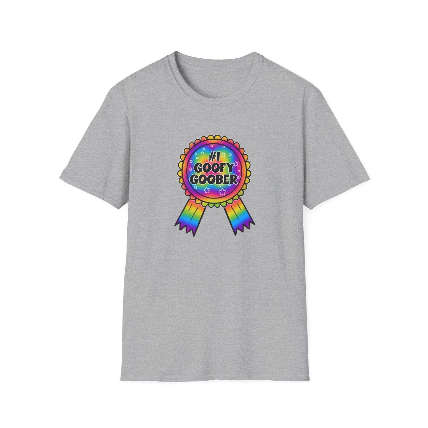 #1 Goofy Goober Rainbow T-Shirt — Funny Award Ribbon Tee