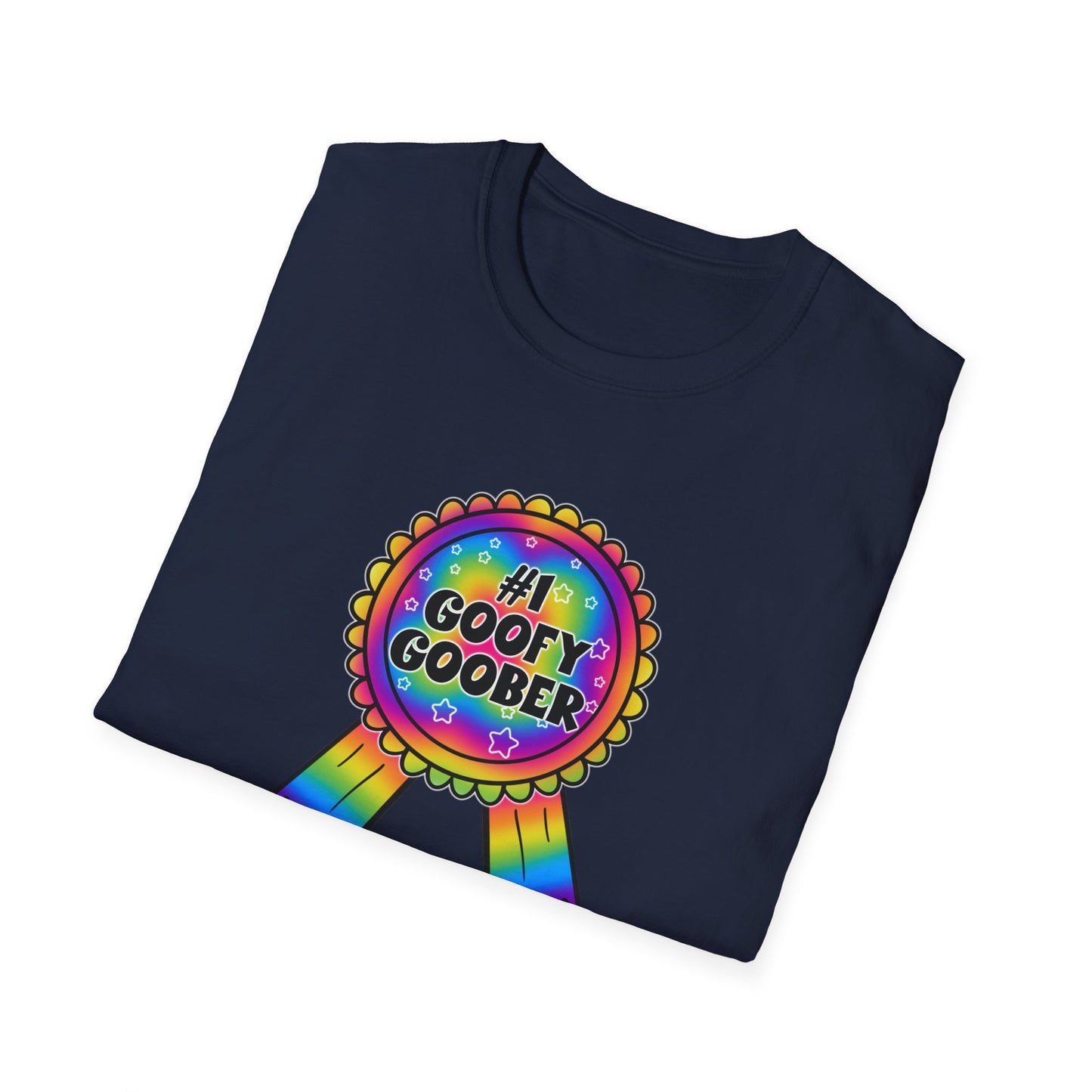 #1 Goofy Goober Rainbow T-Shirt — Funny Award Ribbon Tee